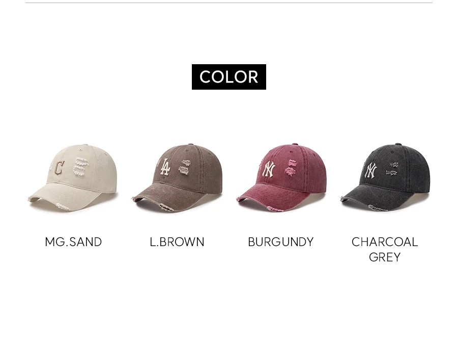 Mũ Lưỡi Trai MLB Damage Washed Unstructured Ball Cap LA Dodgers Brown 3ACPVV34N-07BRL 7
