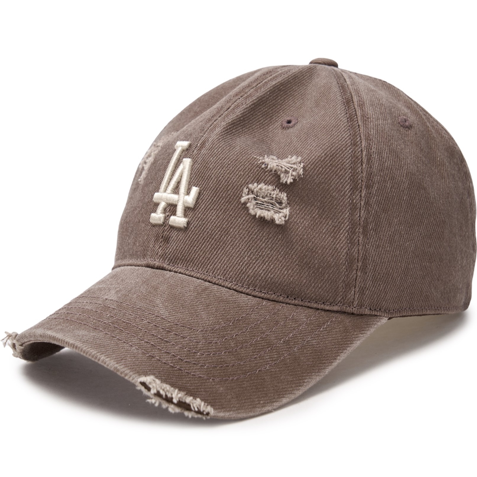 Mũ Lưỡi Trai MLB Damage Washed Unstructured Ball Cap LA Dodgers Brown 3ACPVV34N-07BRL 8