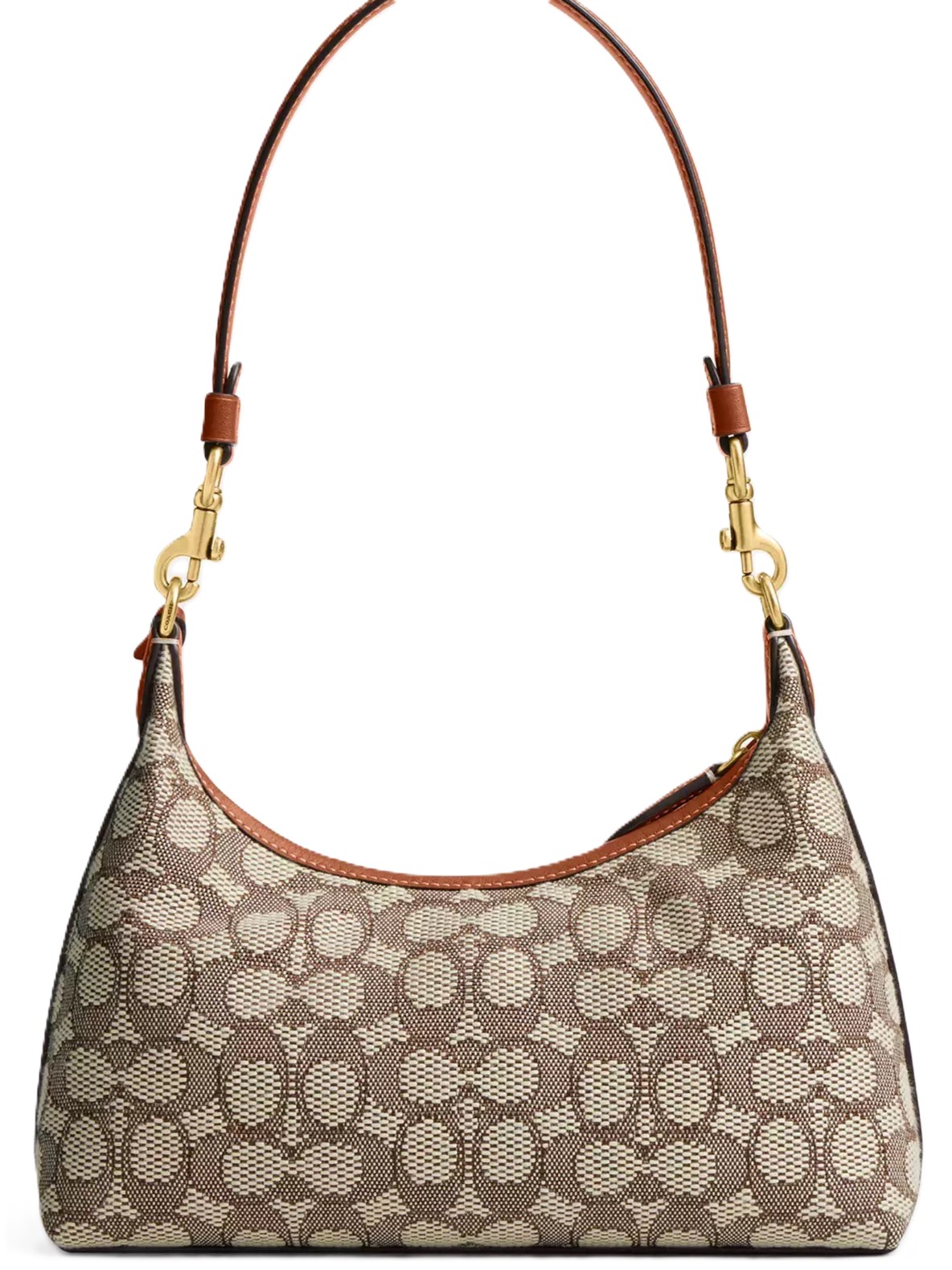 Túi Coach Juliet Shoulder Bag 25 In Signature Textile Jacquard Cocoa Burnished Amber CY830 1