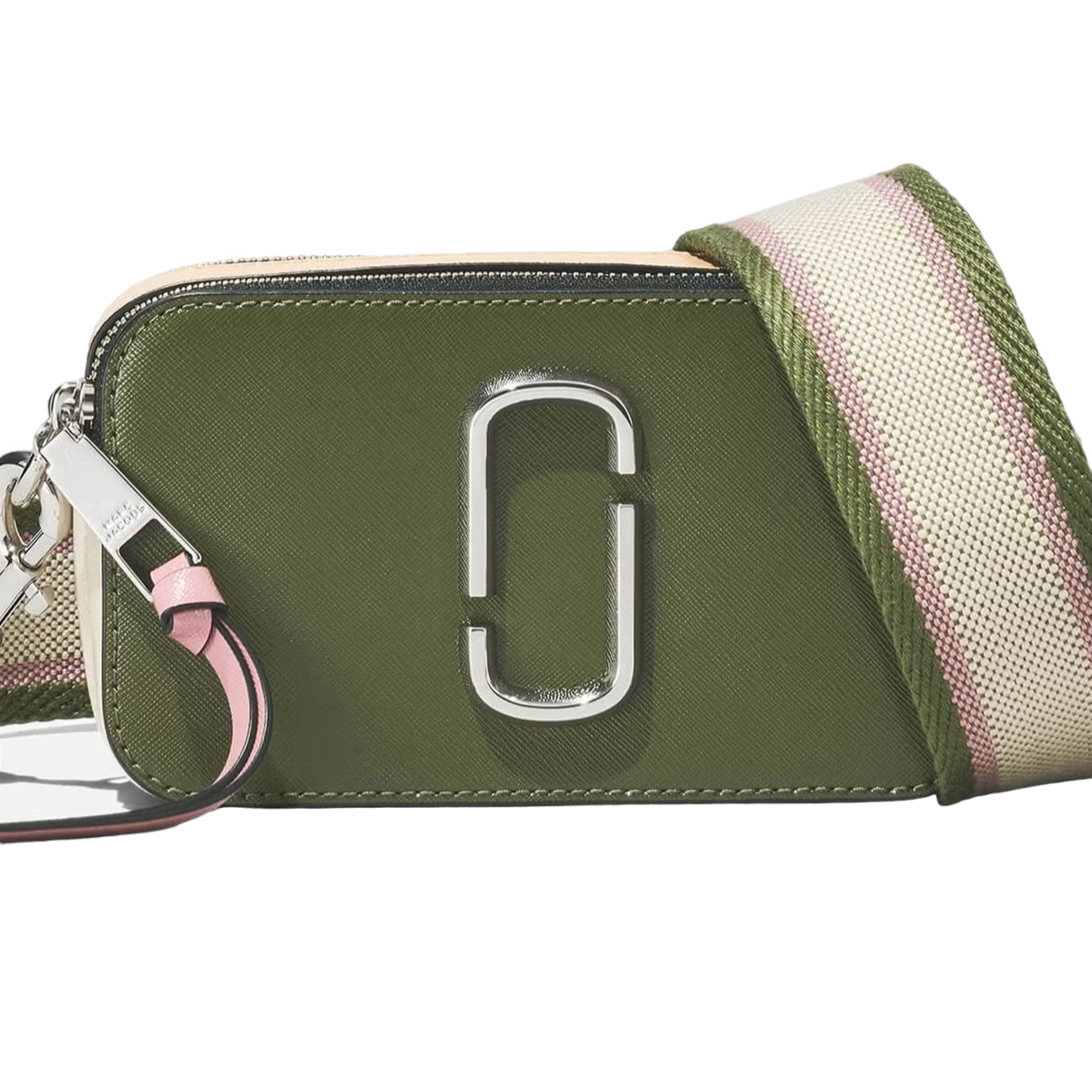 Túi Marc Jacobs nữ màu xanh rêu The Colorblock Snapshot Camera Bag Bronze Green Multi RS-H172L01SP22 6