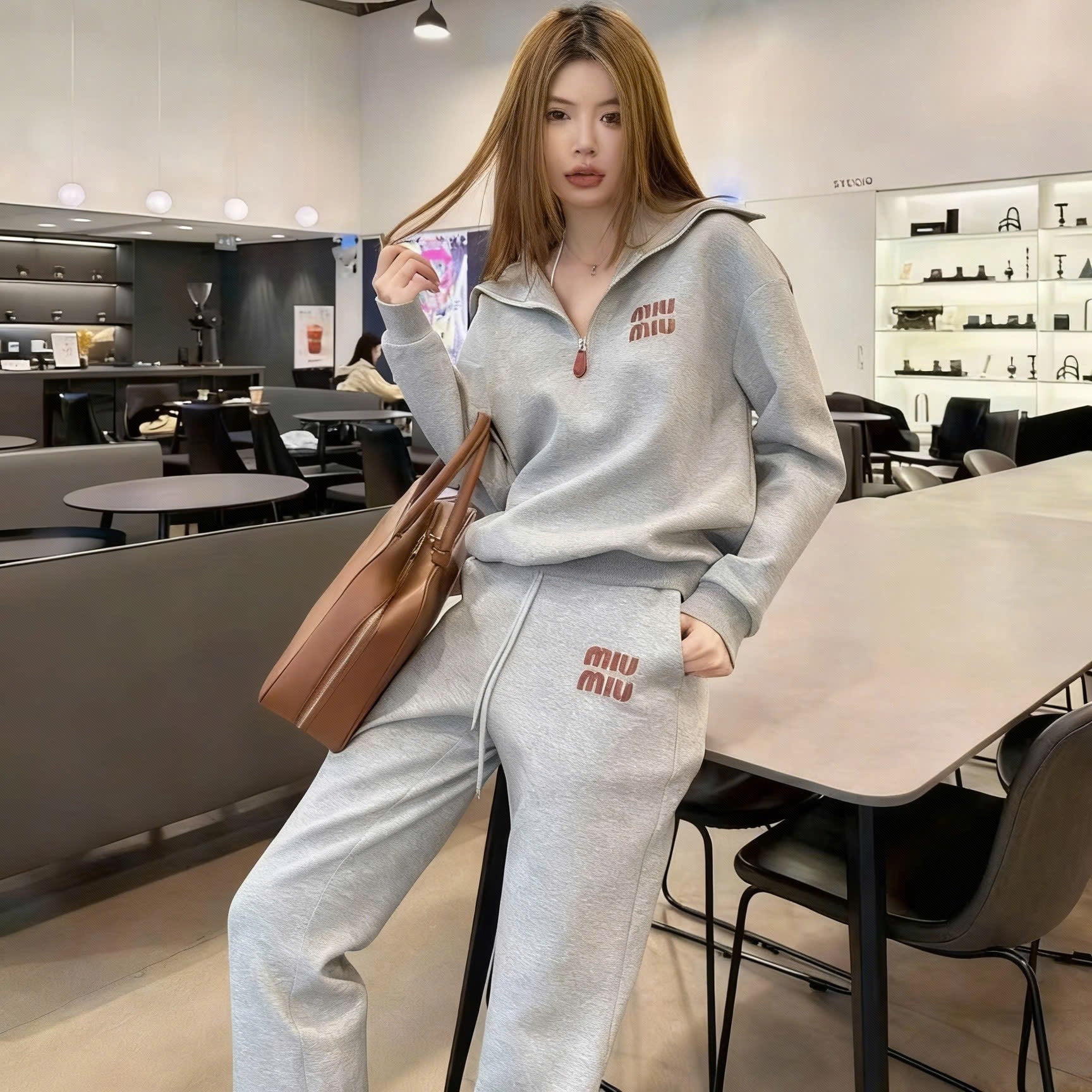 Set nỉ áo quần dài Miu Miu 4