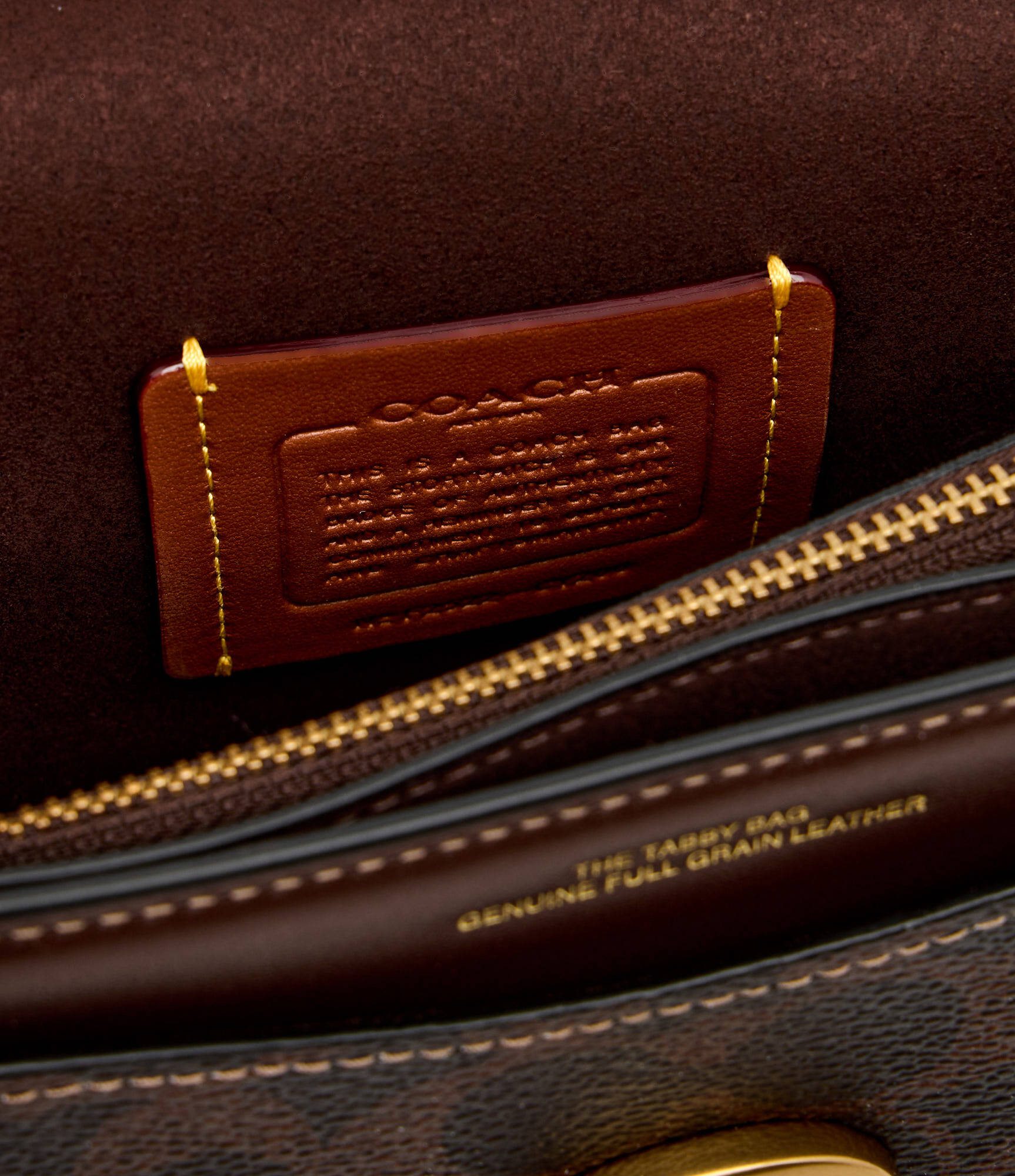 Túi Coach Tabby Shoulder Bag 20 In Signature Canvas Maple CY200 3