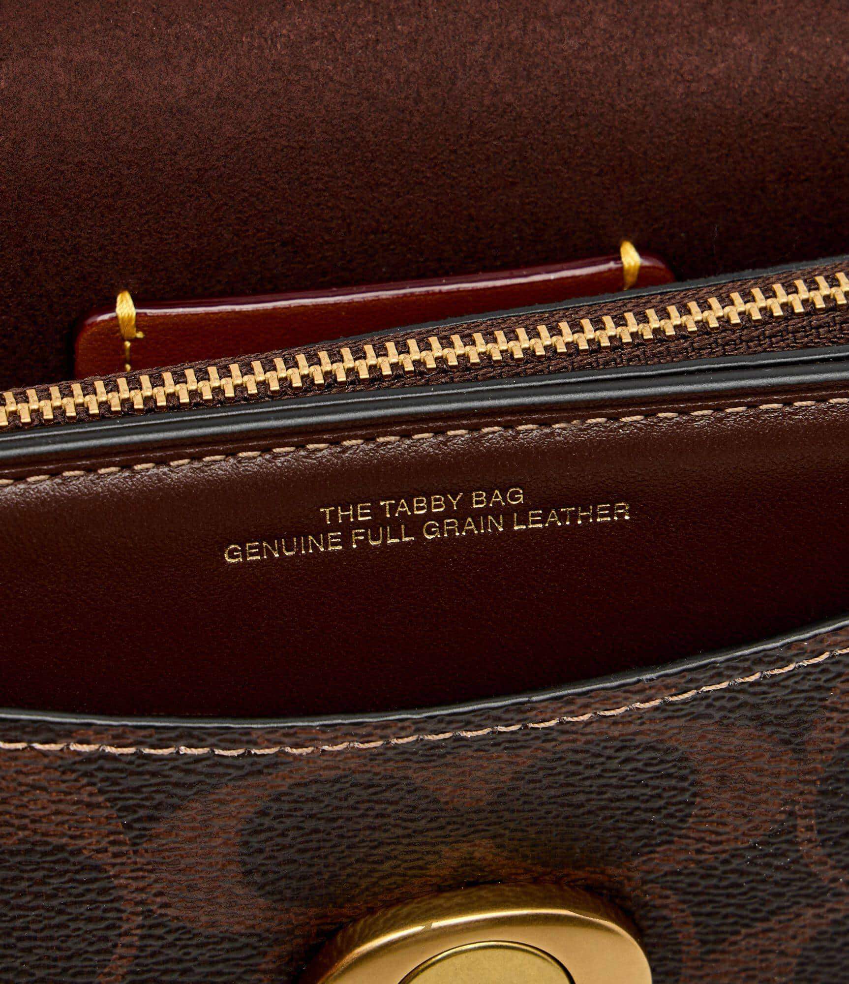 Túi Coach Tabby Shoulder Bag 20 In Signature Canvas Maple CY200 5
