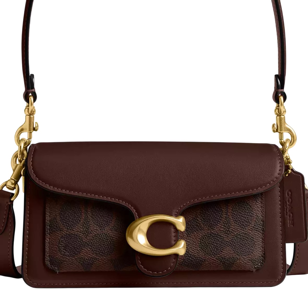 Túi Coach Tabby Shoulder Bag 20 In Signature Canvas Maple CY200 12