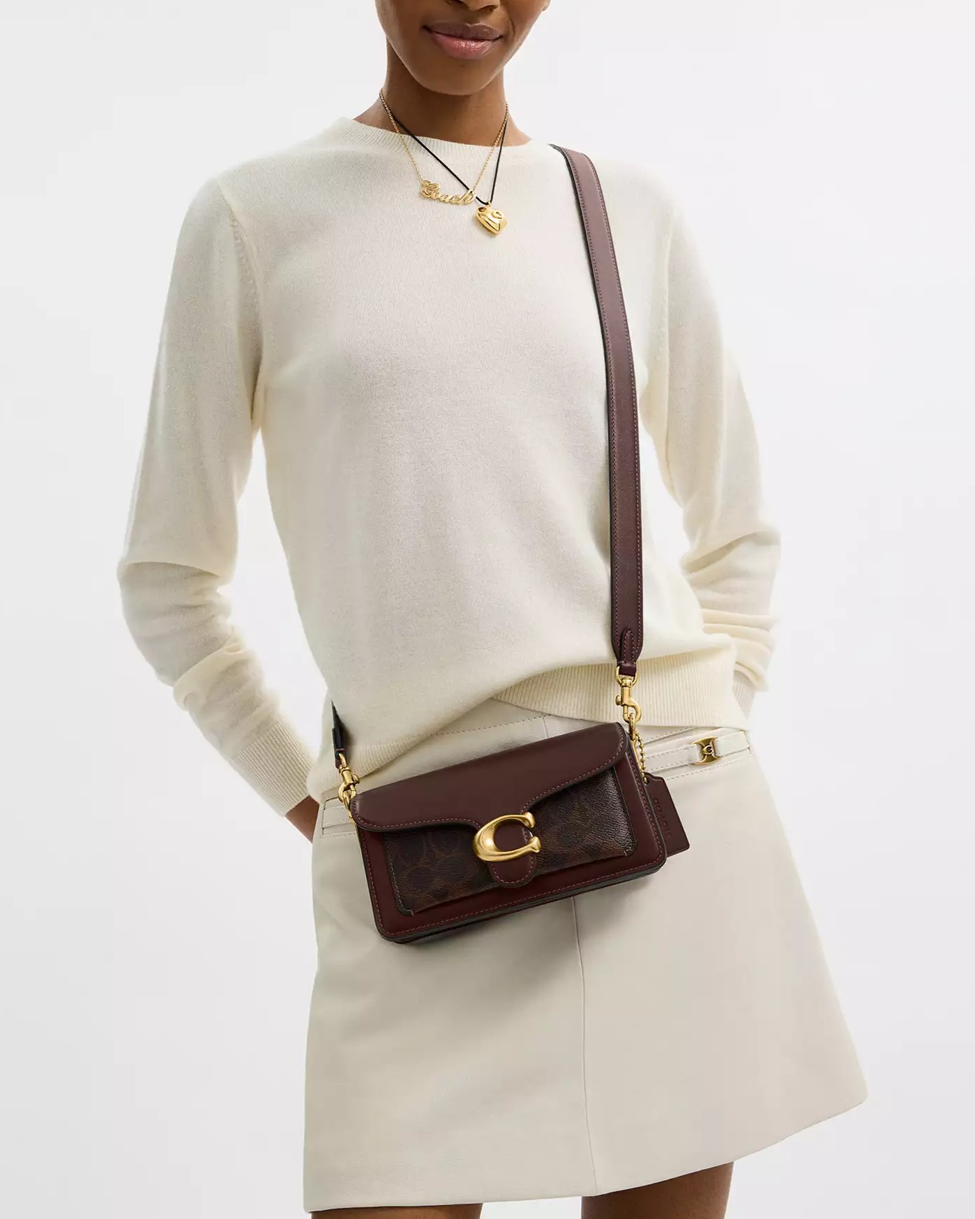 Túi Coach Tabby Shoulder Bag 20 In Signature Canvas Maple CY200 14
