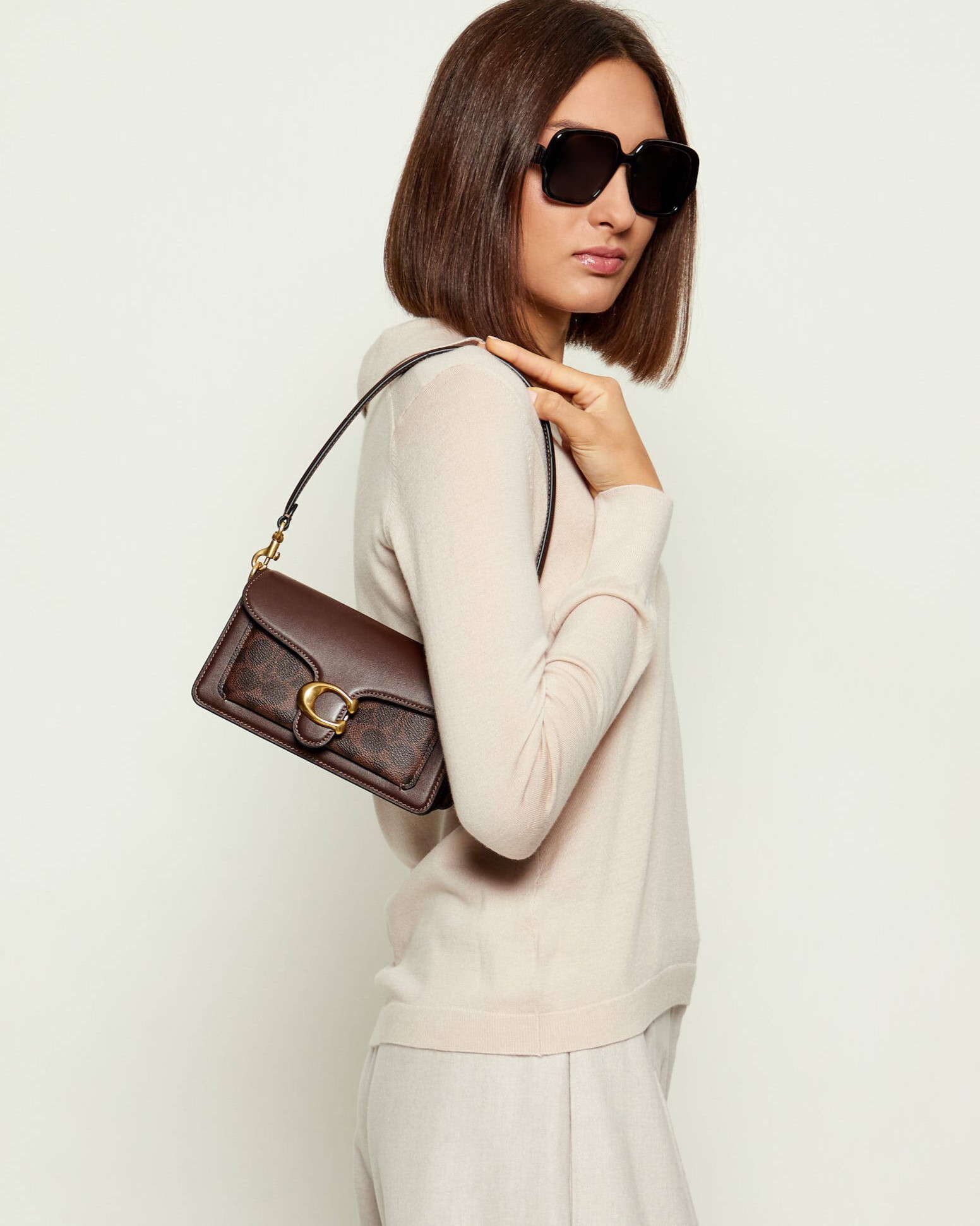 Túi Coach Tabby Shoulder Bag 20 In Signature Canvas Maple CY200 15
