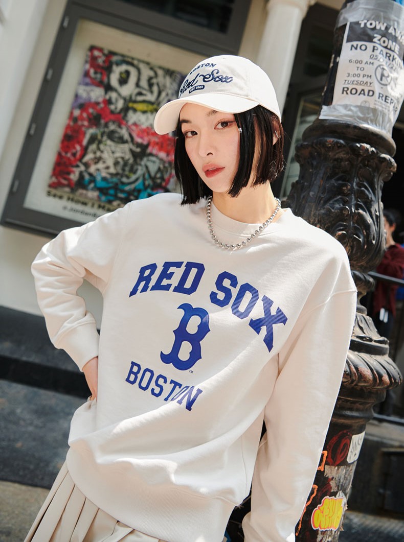 Nón MLB Varsity Lettering Ball Cap Boston Red Sox D Cream Cap 3ACPL033N-43CRD 2