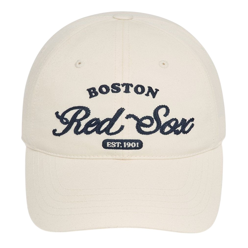 Nón MLB Varsity Lettering Ball Cap Boston Red Sox D Cream Cap 3ACPL033N-43CRD 5