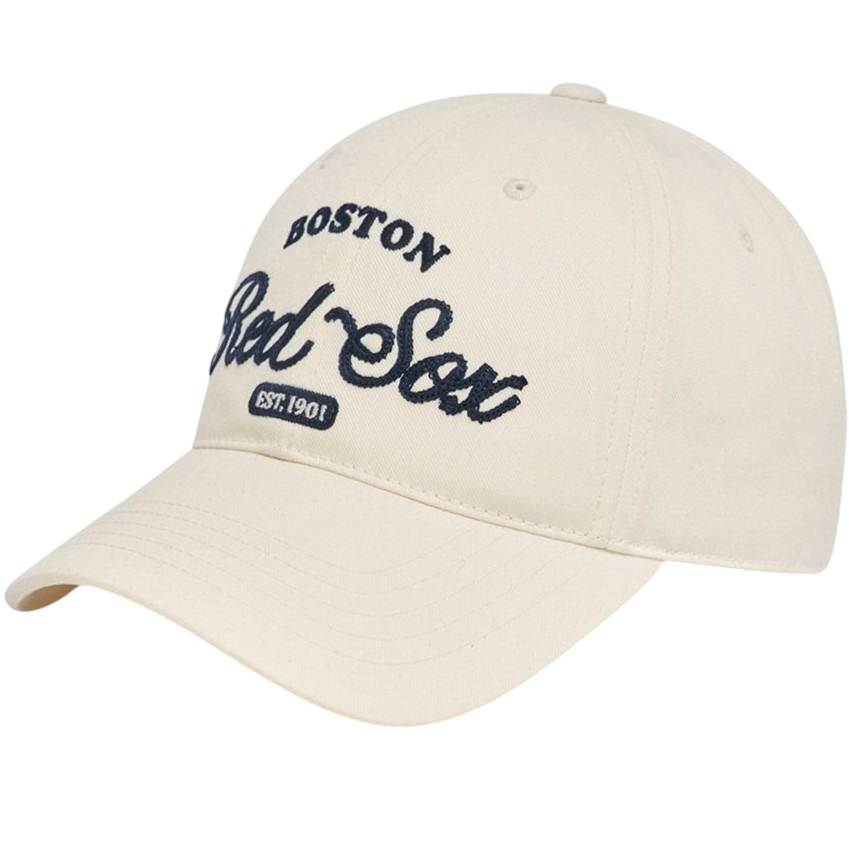 Nón MLB Varsity Lettering Ball Cap Boston Red Sox D Cream Cap 3ACPL033N-43CRD 7