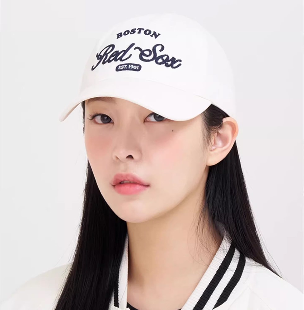 Nón MLB Varsity Lettering Ball Cap Boston Red Sox D Cream Cap 3ACPL033N-43CRD 10