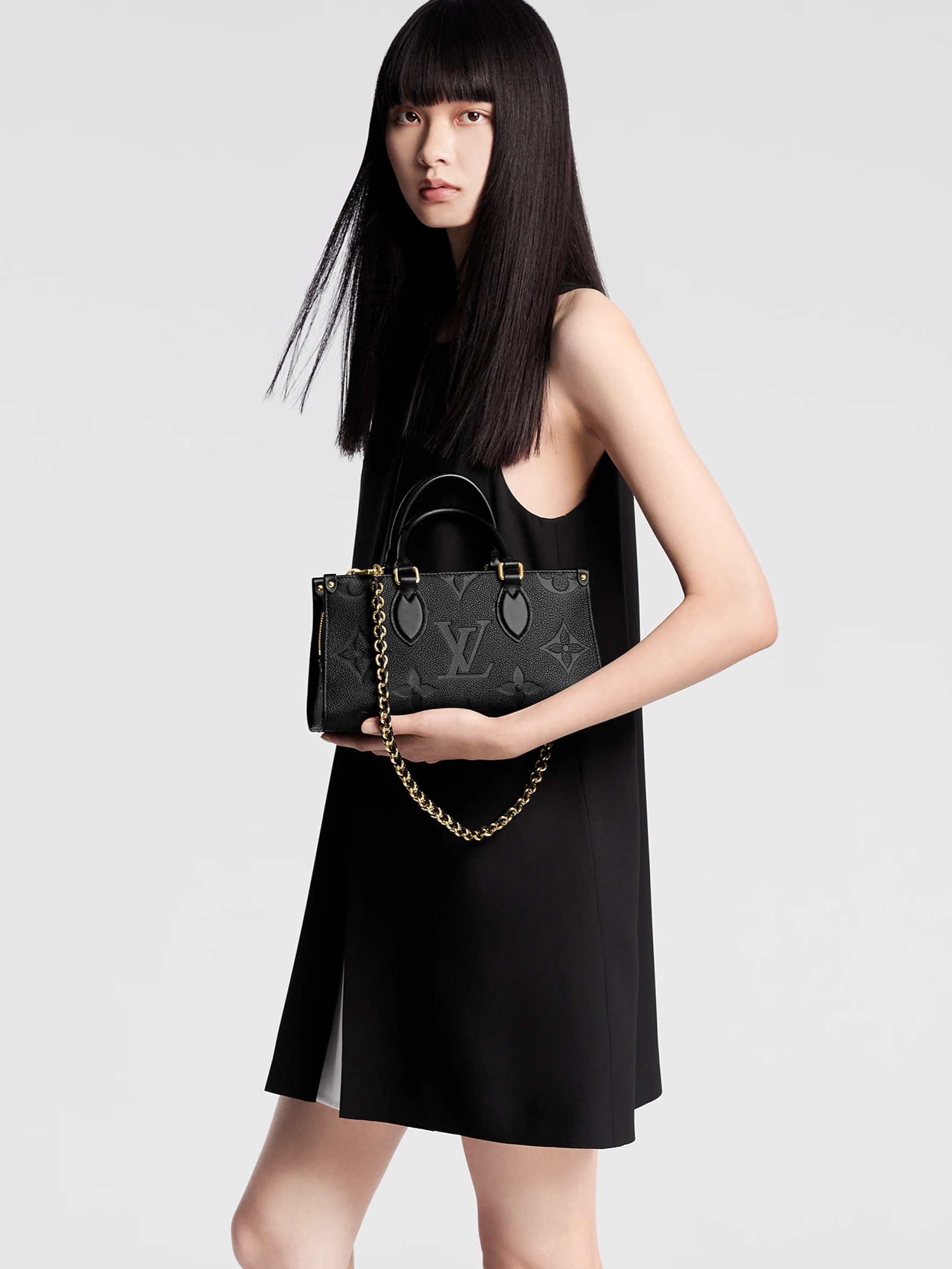 Túi Louis Vuitton OnTheGo East West Monogram Empreinte Black 4