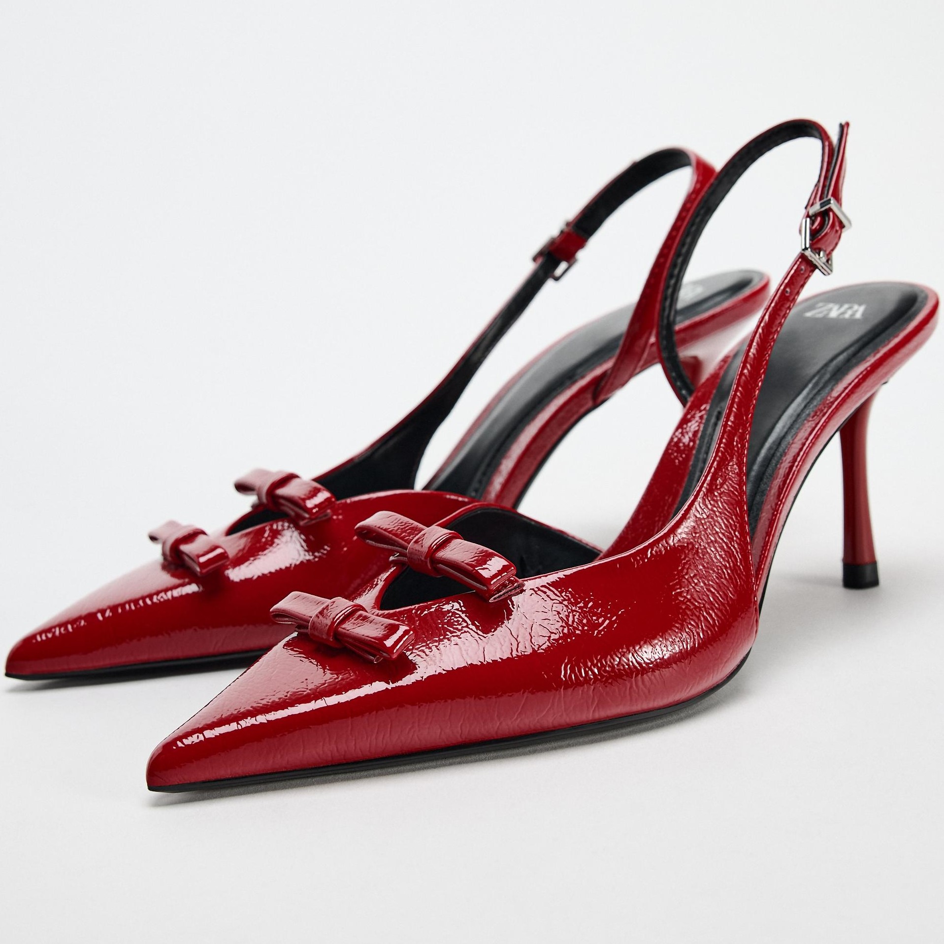 Giày Zara nữ Bow Trim Slingbacks 6