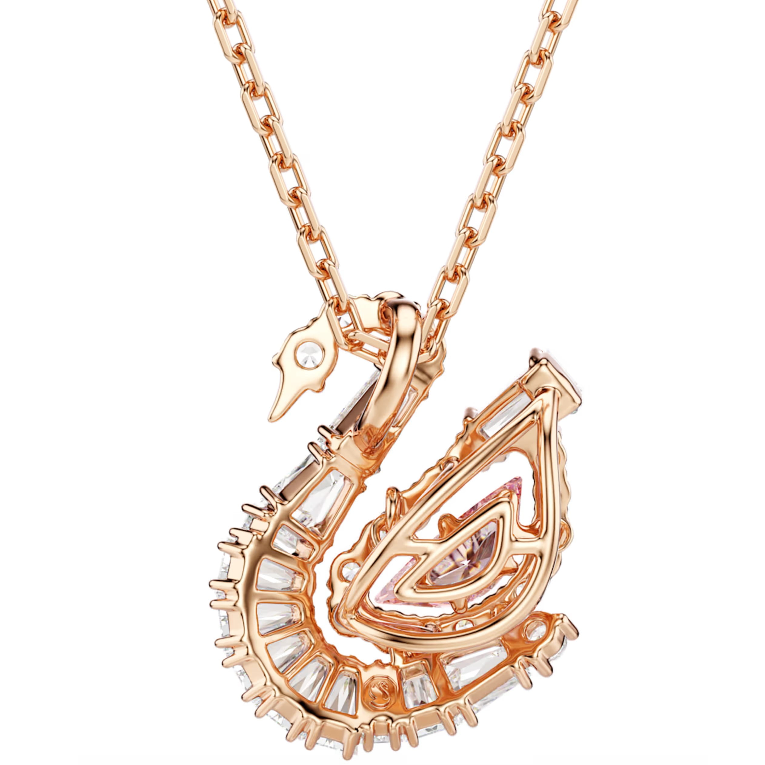 Dây chuyền Swarovski Thiên Nga Swan Pendant Mixed Cuts Swan Pink 5732414 3