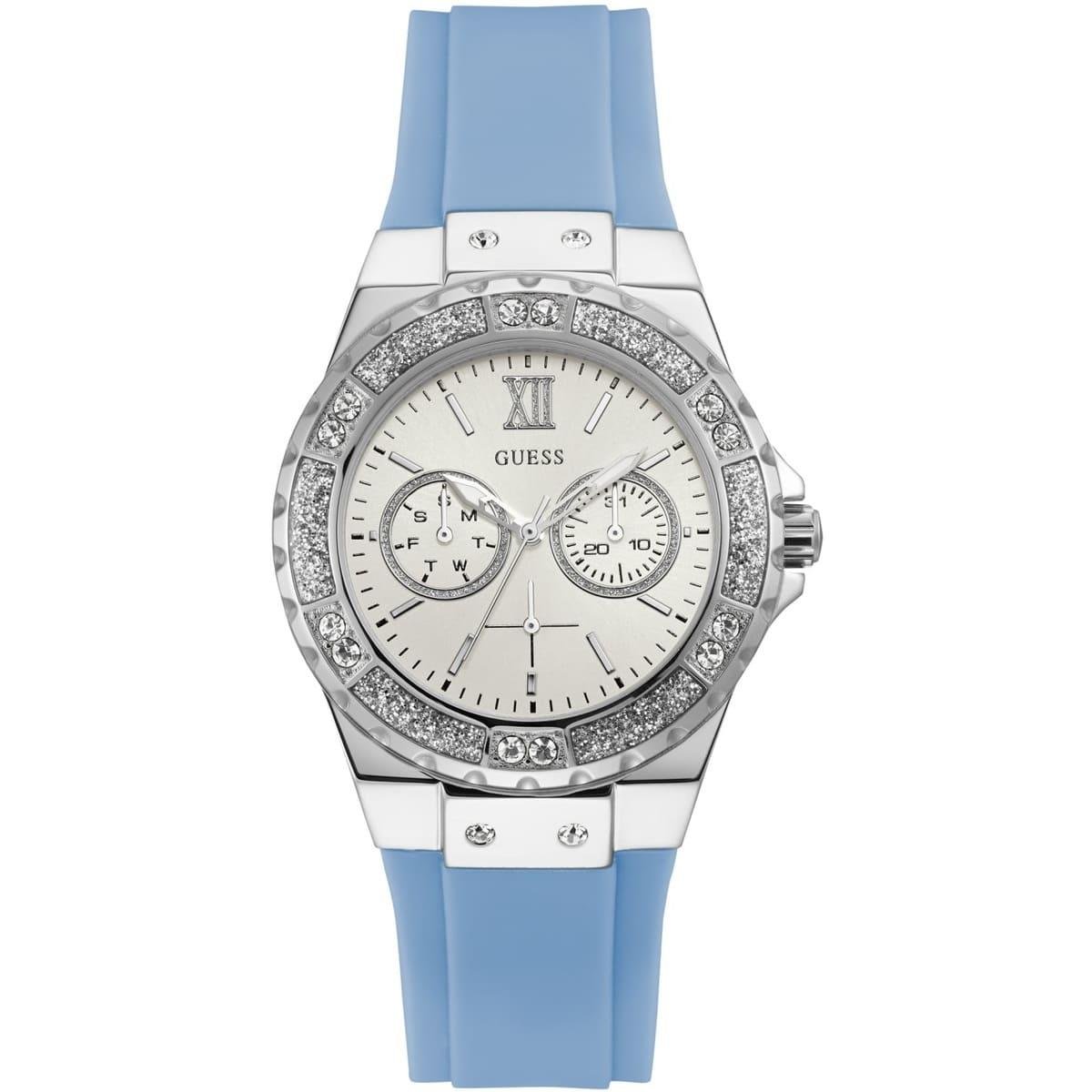 ĐỒNG HỒ NỮ GUESS BLUE SILICON LIMELIGHT WOMEN WATCH W1053L5 2