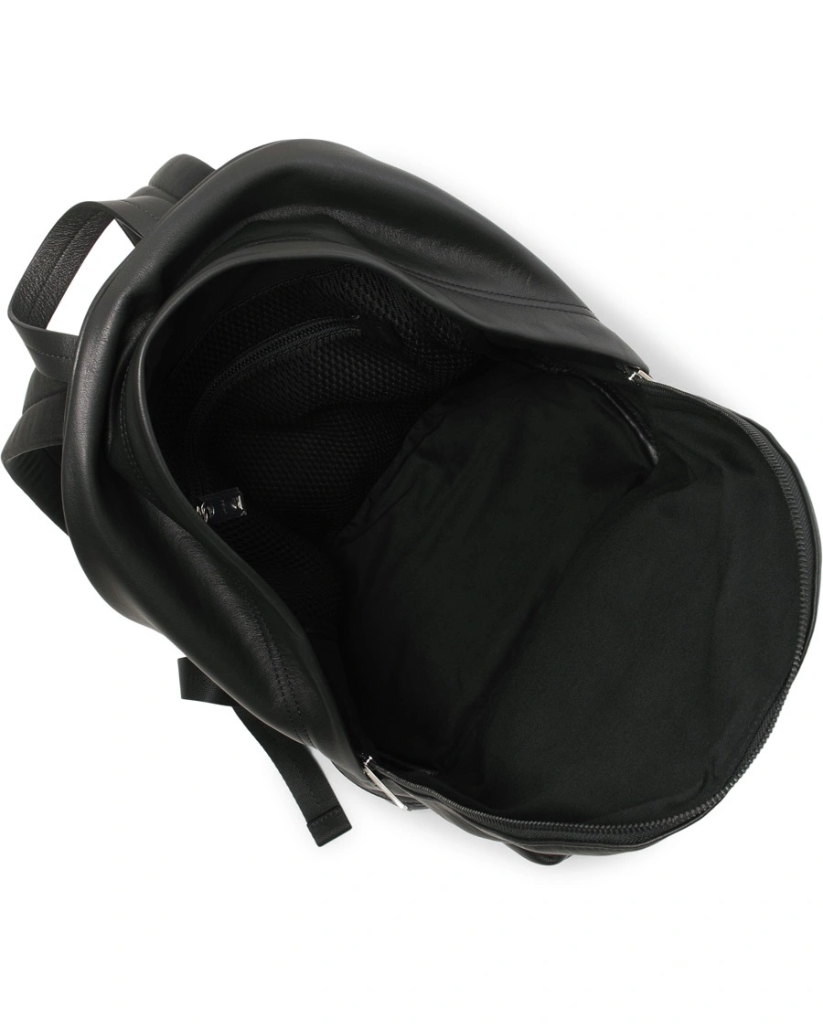 Balo Kenzo Small Leather Rucksack Black Backpack 16