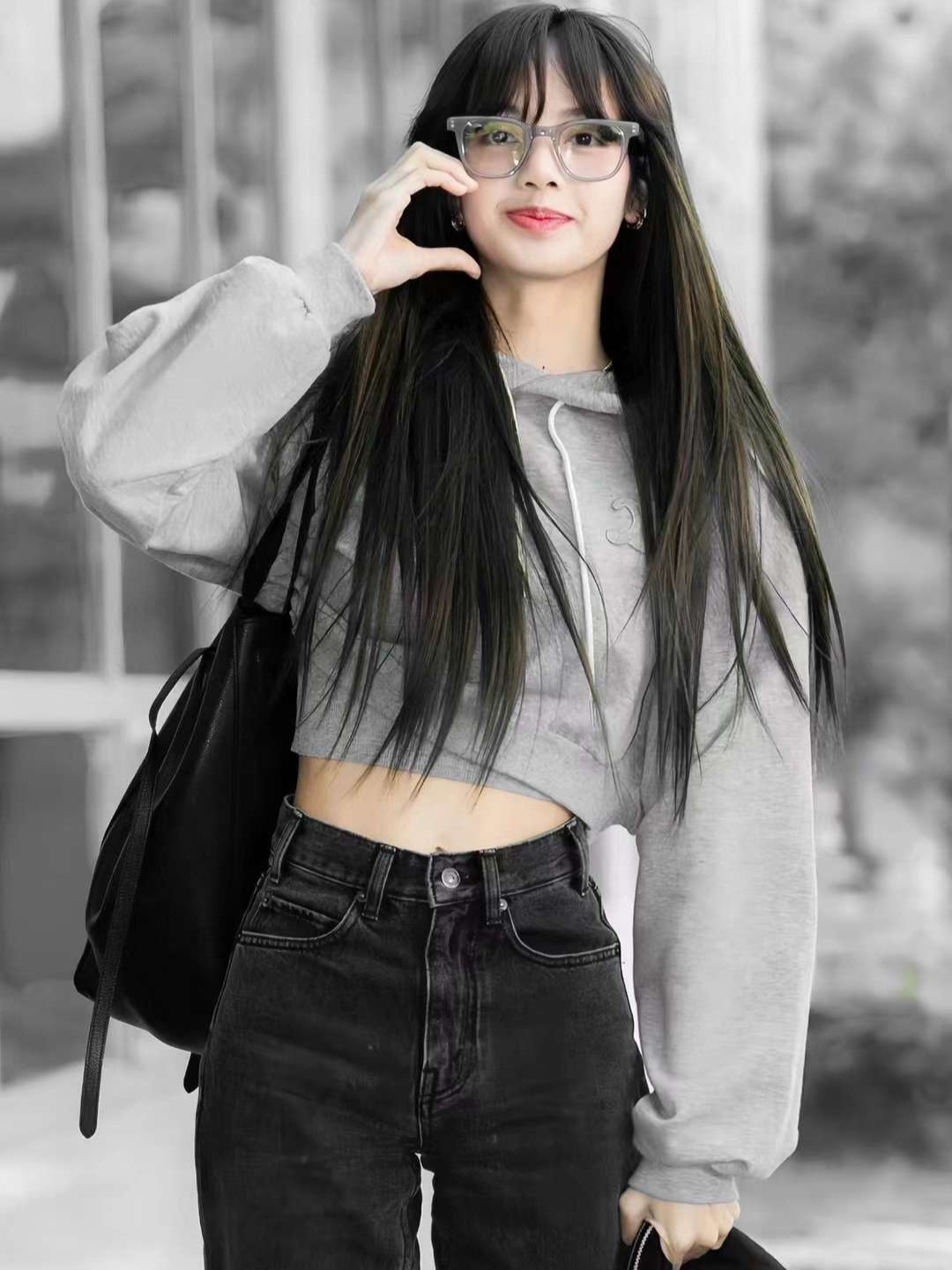 KÍNH MÁT GENTLE MONSTER X MAISON MARGIELA MM010 C1 CLEAR LENSES CLEAR FRAME GRADUATED BLACK TEMPLES 6