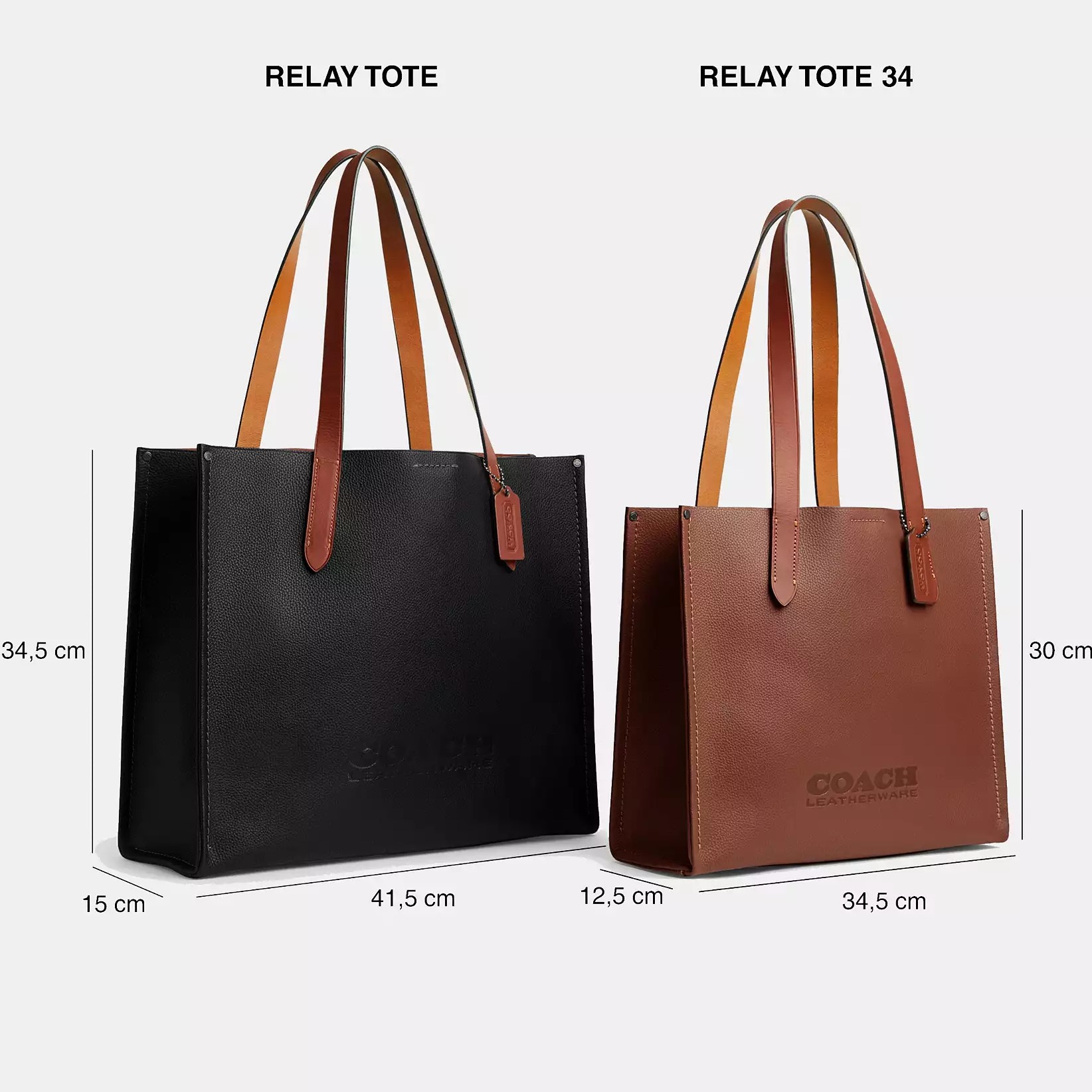 TÚI XÁCH COACH RELAY TOTE BAG 41 DENIM POLISHED PEBBLE LEATHER CH756 2