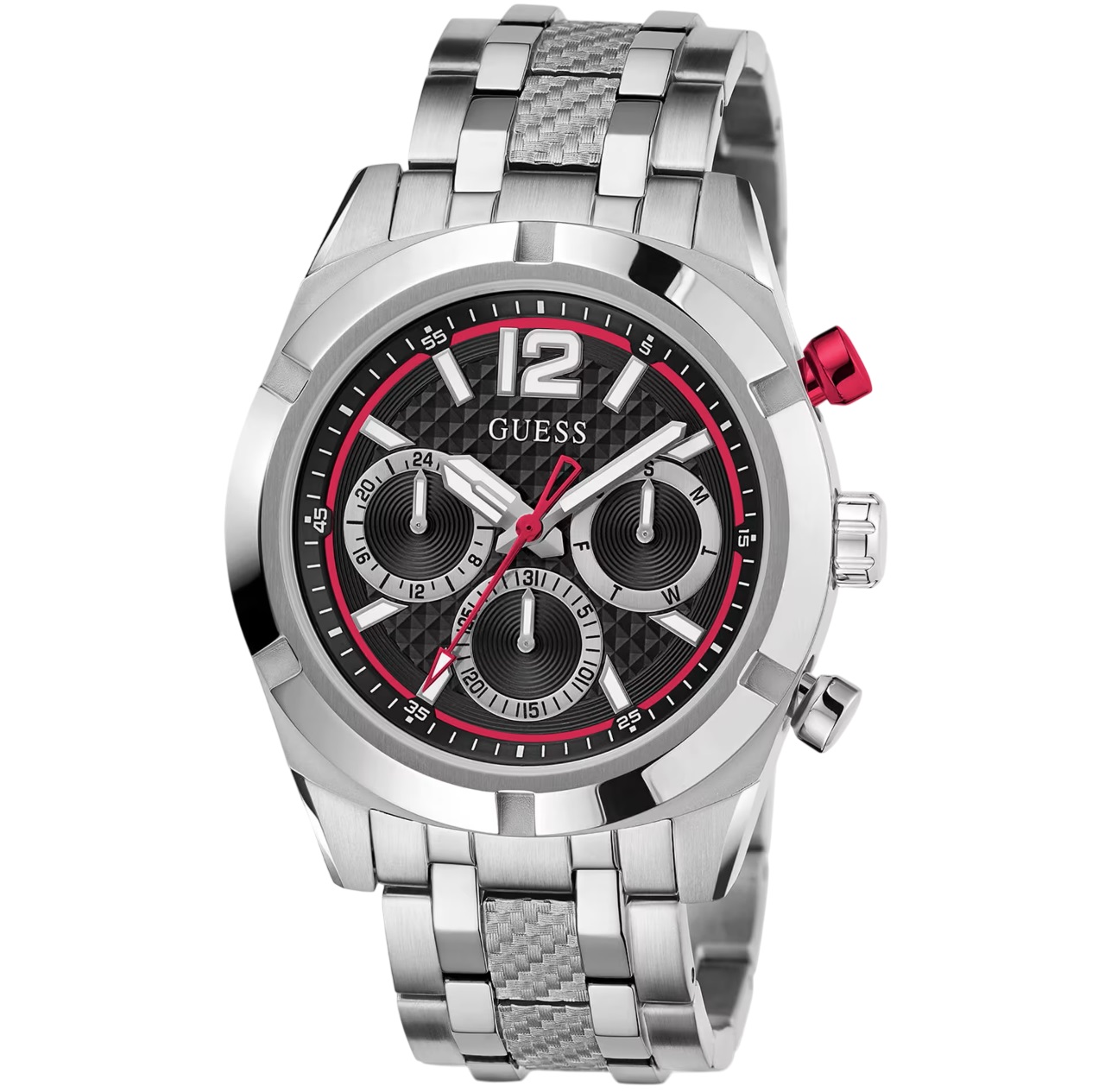 Đồng hồ nam Guess Mens Silver Tone Multi-function Watch GW0714G1 5