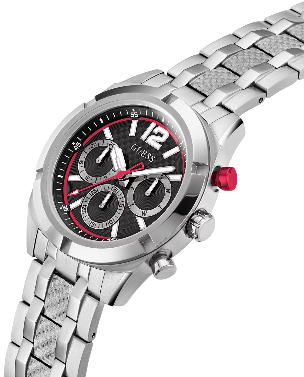Đồng hồ nam Guess Mens Silver Tone Multi-function Watch GW0714G1 8