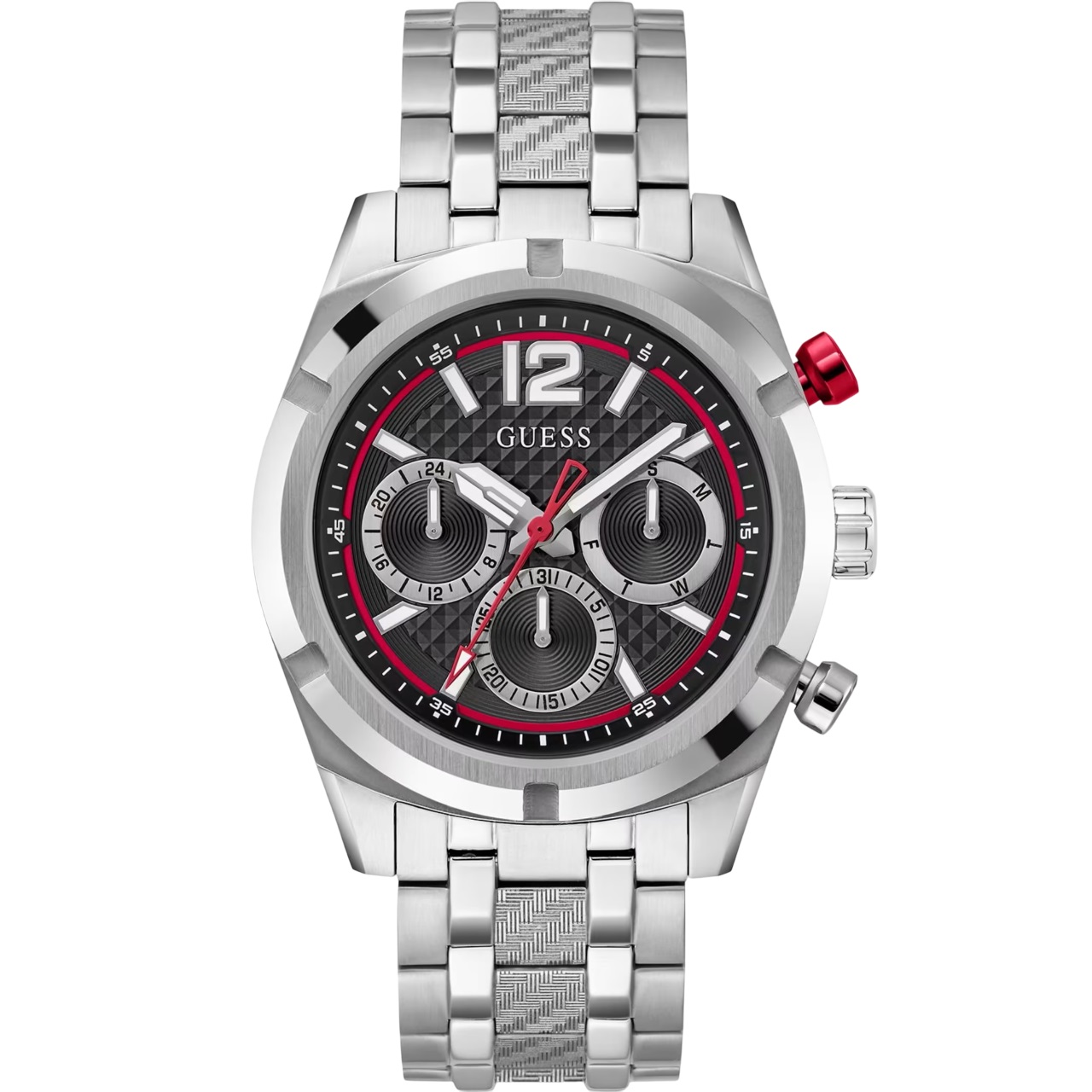 Đồng hồ nam Guess Mens Silver Tone Multi-function Watch GW0714G1 9