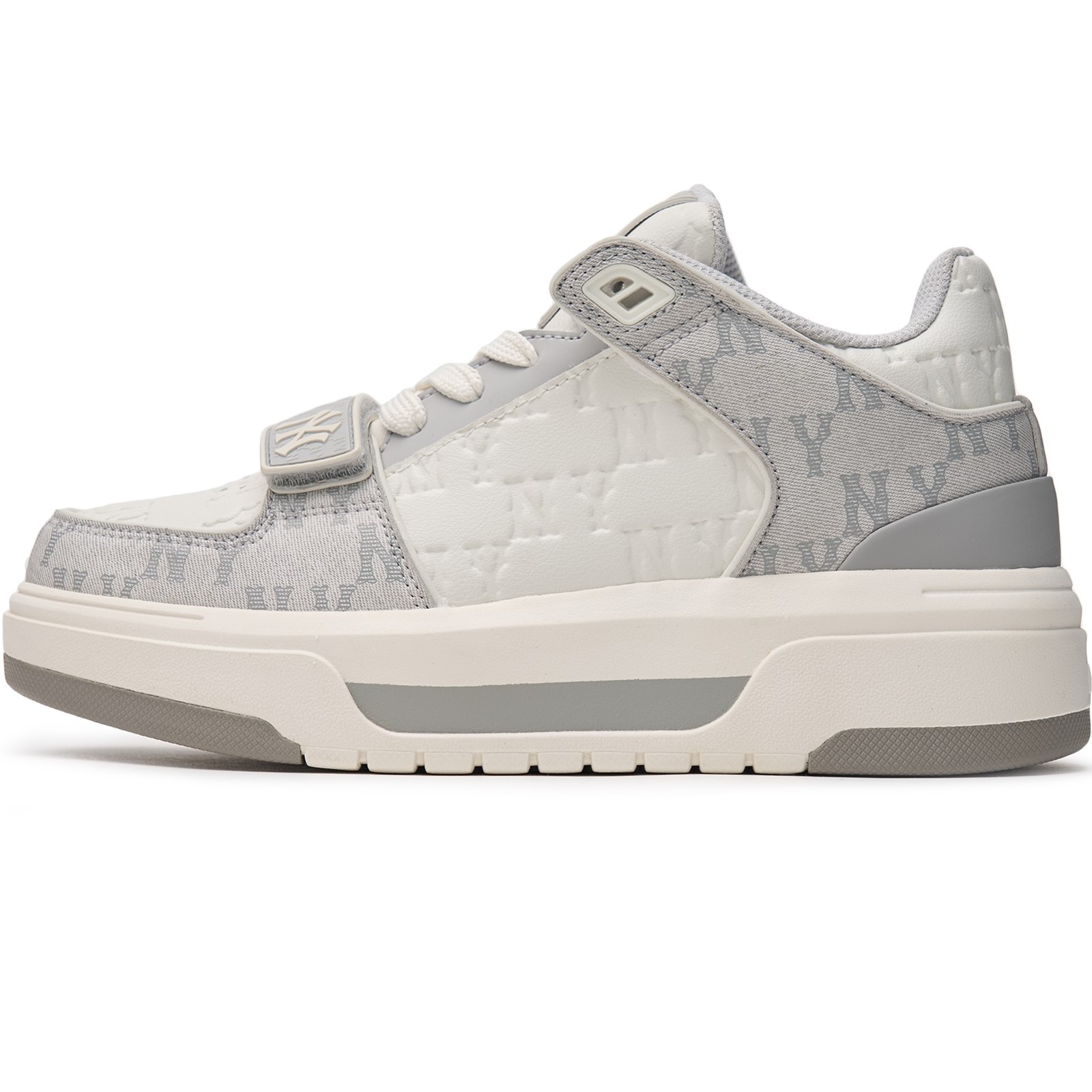 GIÀY THỂ THAO MLB NY CHUNKY LINER MID CLASSIC MONOGRAM NEW YORK YANKEES GRAY 3ASXCMM4N-50GRS 6