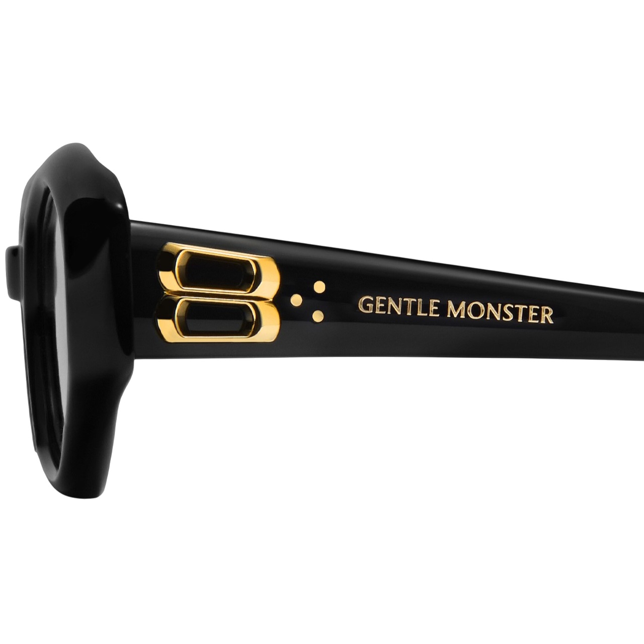 Kính Gentle Monster Miro 01 Gray Lenses Black Acetate Frame 1