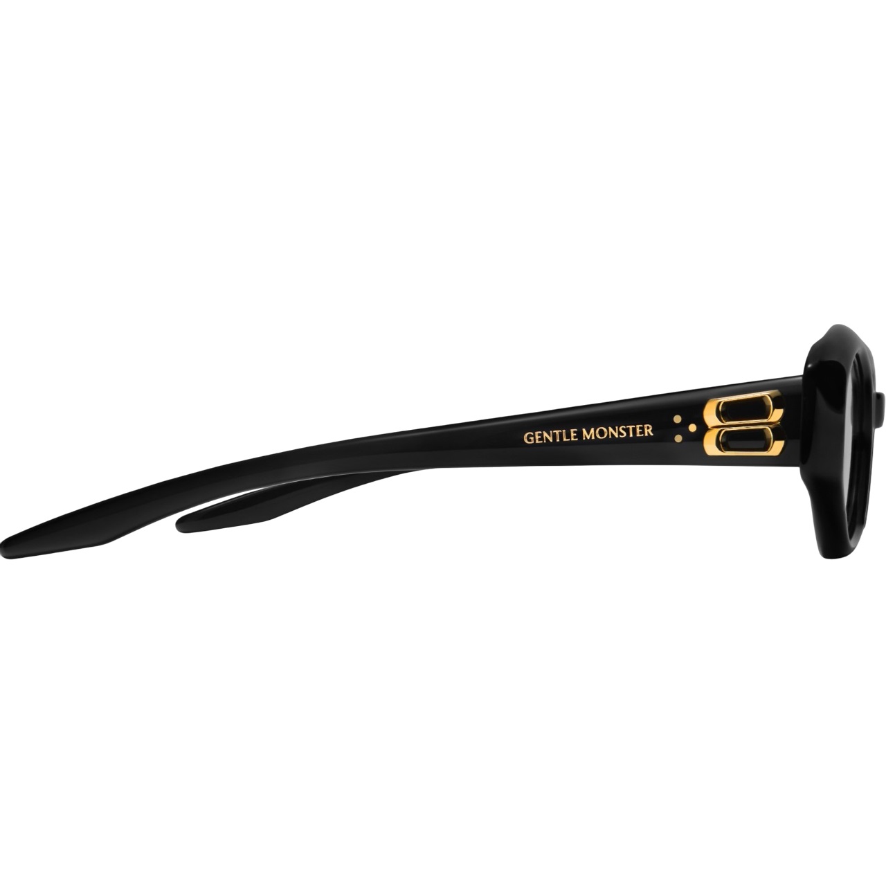 Kính Gentle Monster Miro 01 Gray Lenses Black Acetate Frame 2