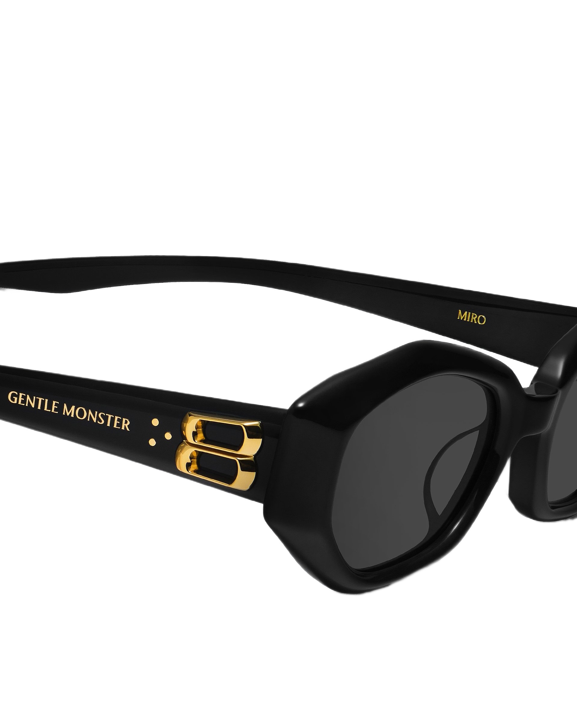 Kính Gentle Monster Miro 01 Gray Lenses Black Acetate Frame 5