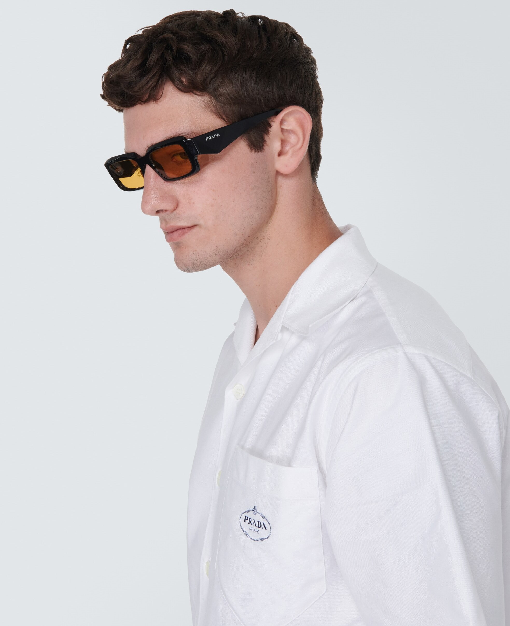 Kính Mát Prada Yellow Acetate Sunglasses SPR27Z 11
