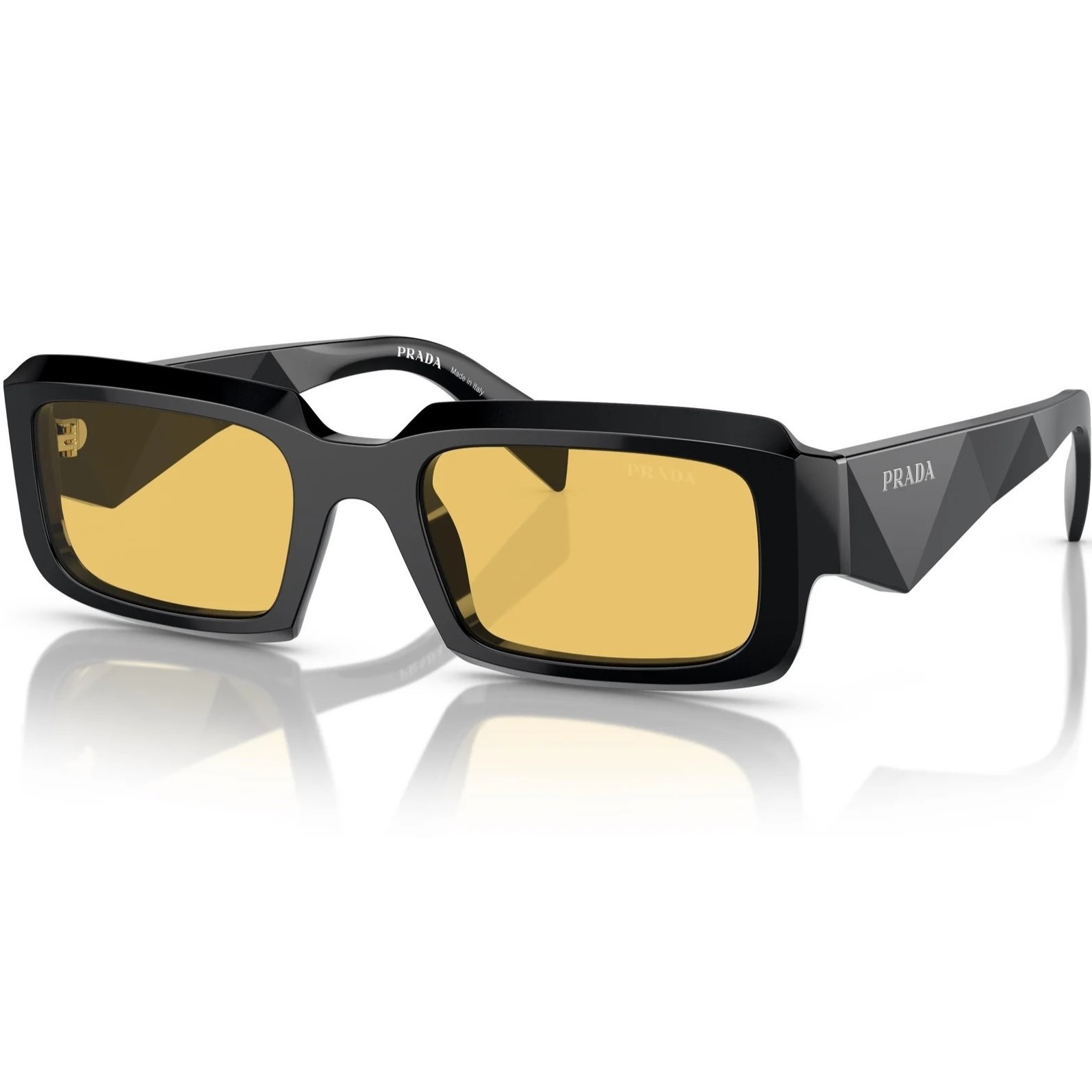 Kính Mát Prada Yellow Acetate Sunglasses SPR27Z 14