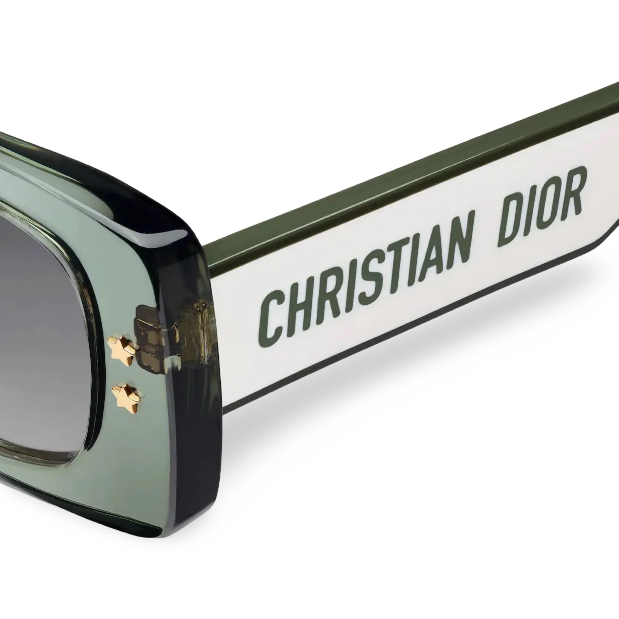 Kính DiorPacific S1U Transparent Green Rectangular Sunglasses 1