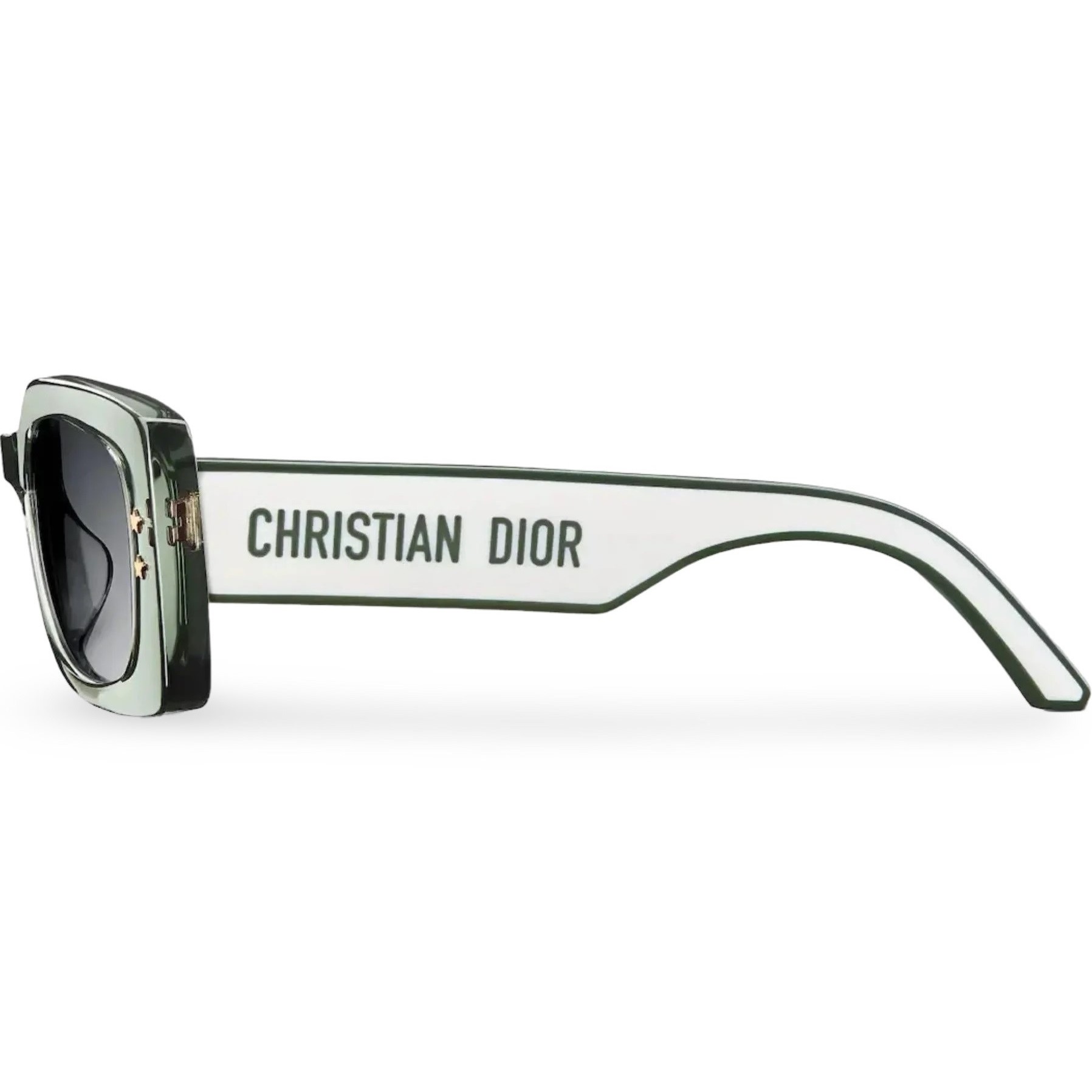 Kính DiorPacific S1U Transparent Green Rectangular Sunglasses 6
