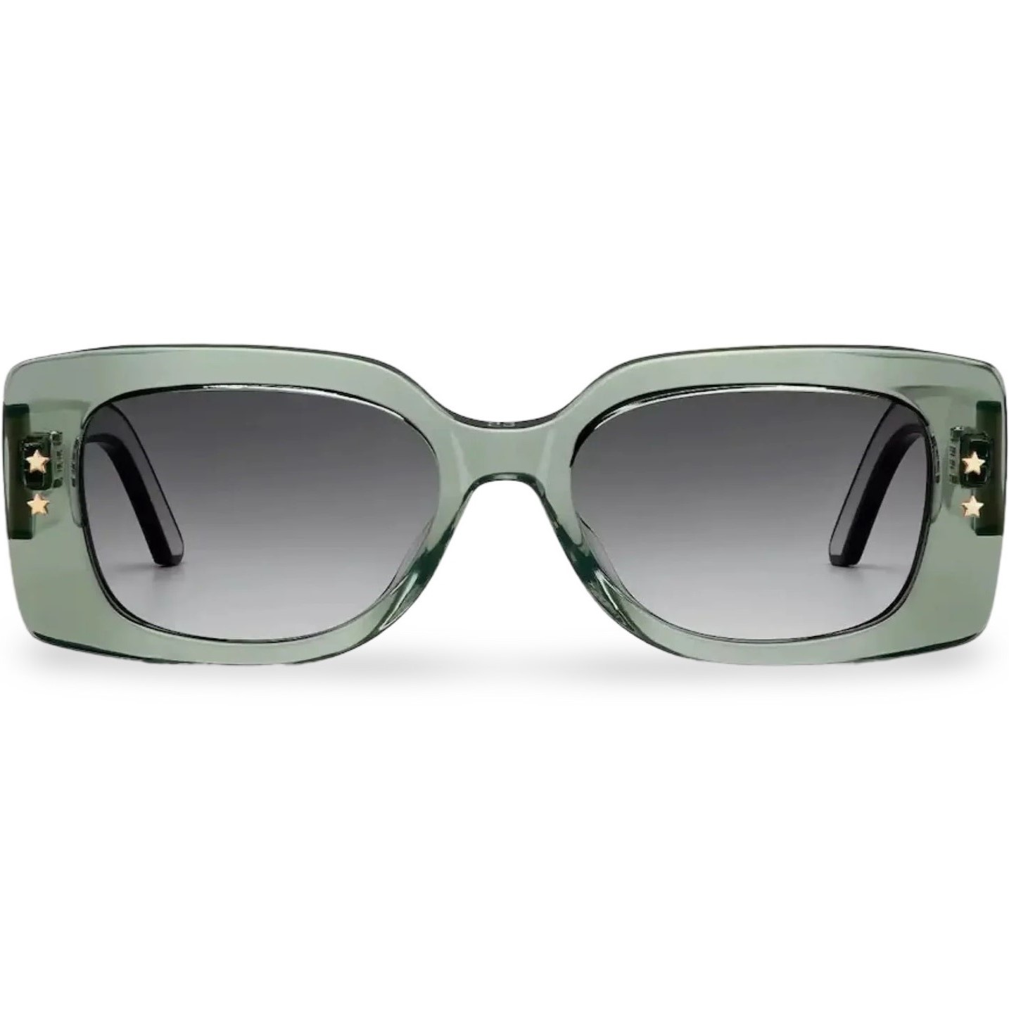 Kính DiorPacific S1U Transparent Green Rectangular Sunglasses 5