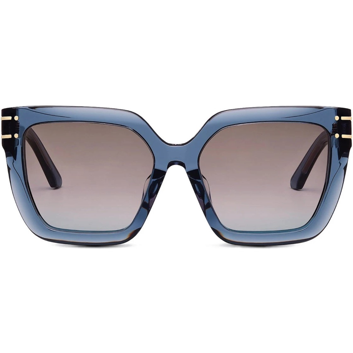 Kính Mát Dior Diorsignature S10F 30F2 Shiny Blue Sunglasses 3