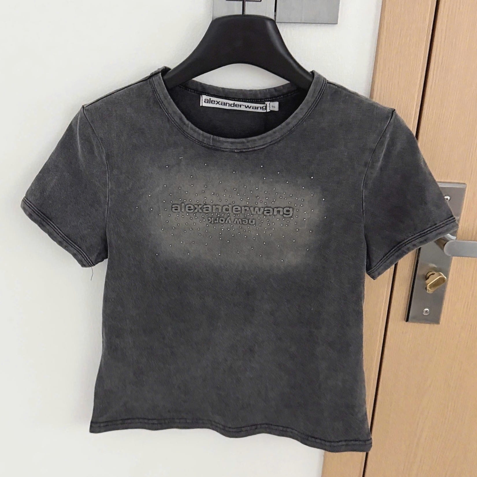 Áo thun đá xám đen Alexander Wang 1