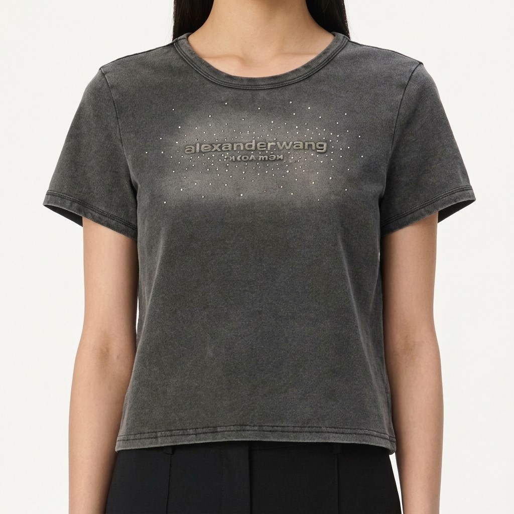 Áo thun đá xám đen Alexander Wang 2