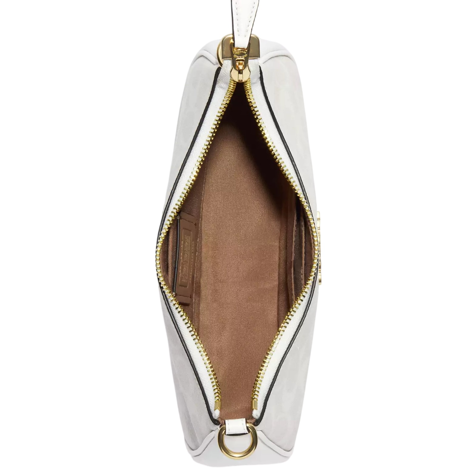 Túi xách Coach Teri Shoulder Bag In Signature Canvas Glacier White CA548 2