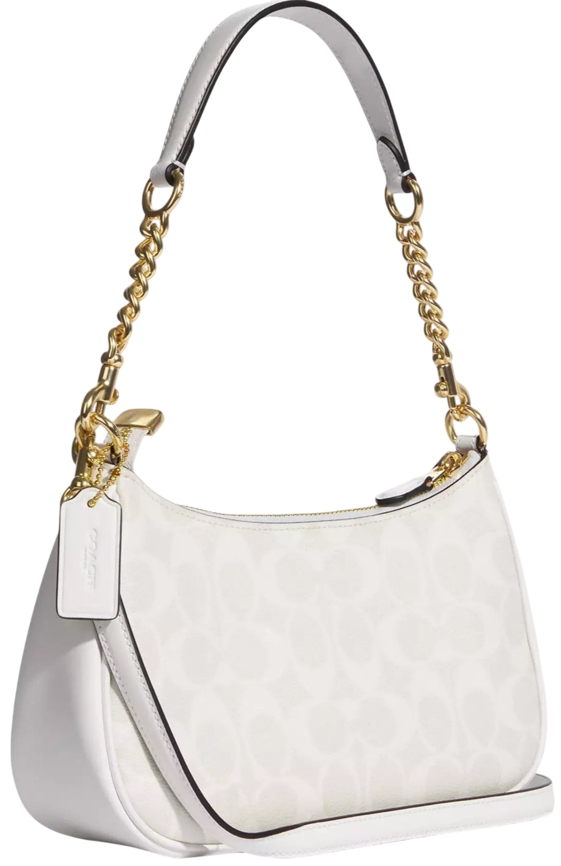 Túi xách Coach Teri Shoulder Bag In Signature Canvas Glacier White CA548 4