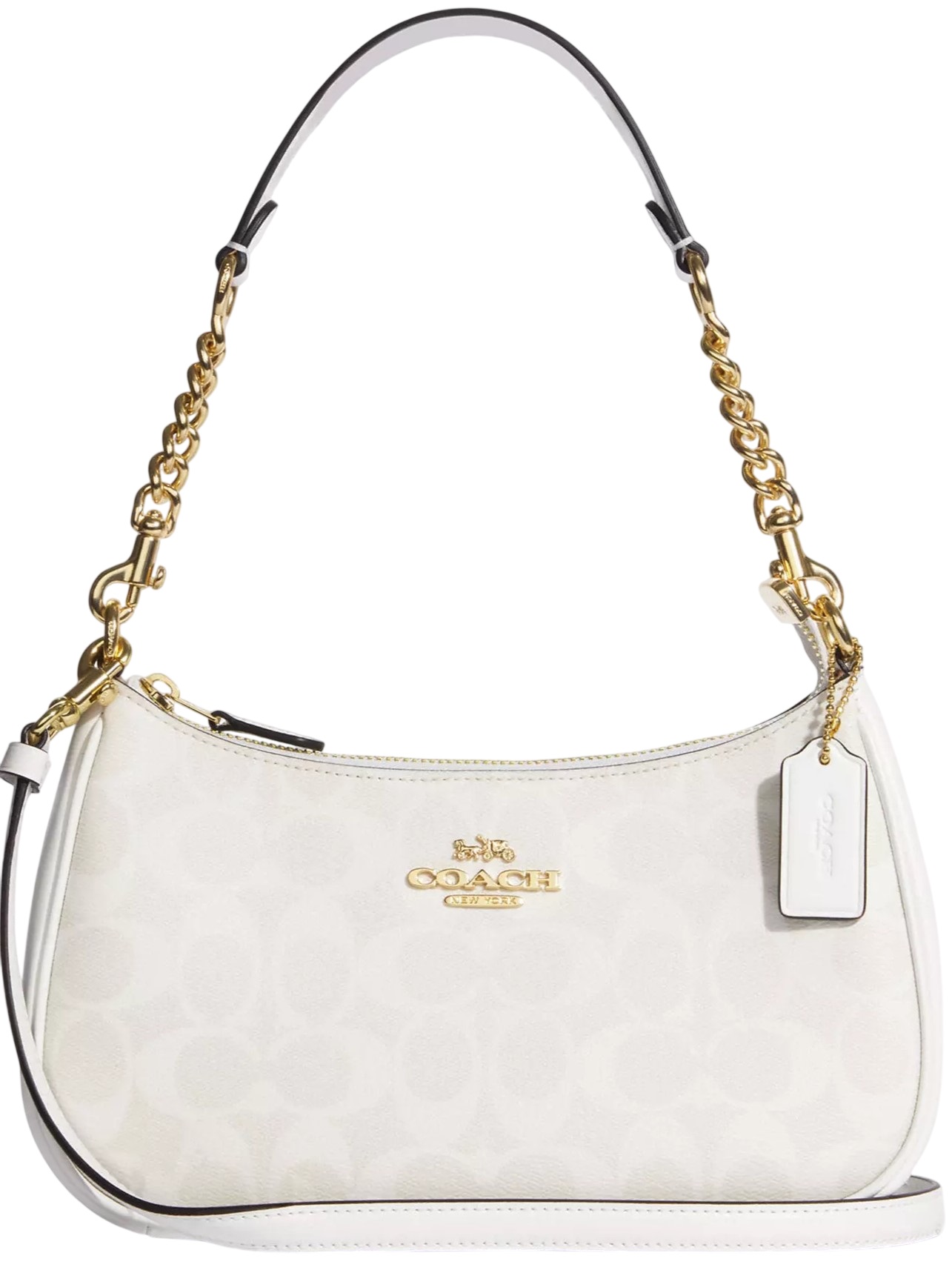 Túi xách Coach Teri Shoulder Bag In Signature Canvas Glacier White CA548 10