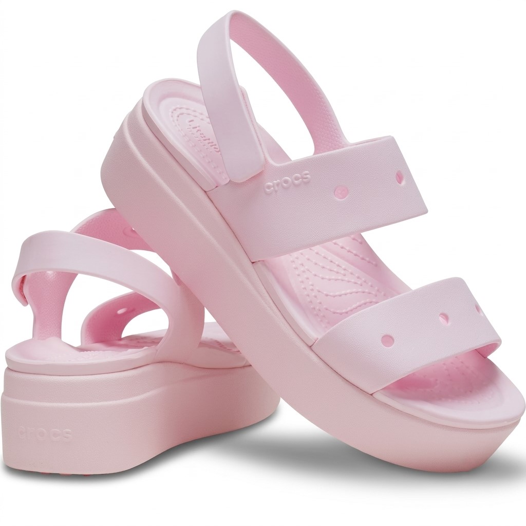 Giày Crocs Brooklyn 4U Wedge Pink Milk 10