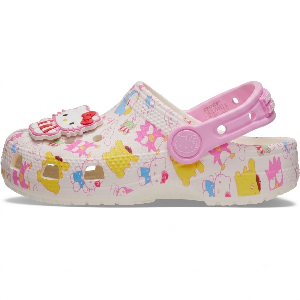 Giày Clog Crocs Toddler Hello Kitty Friends Pastel Classic Multi 4