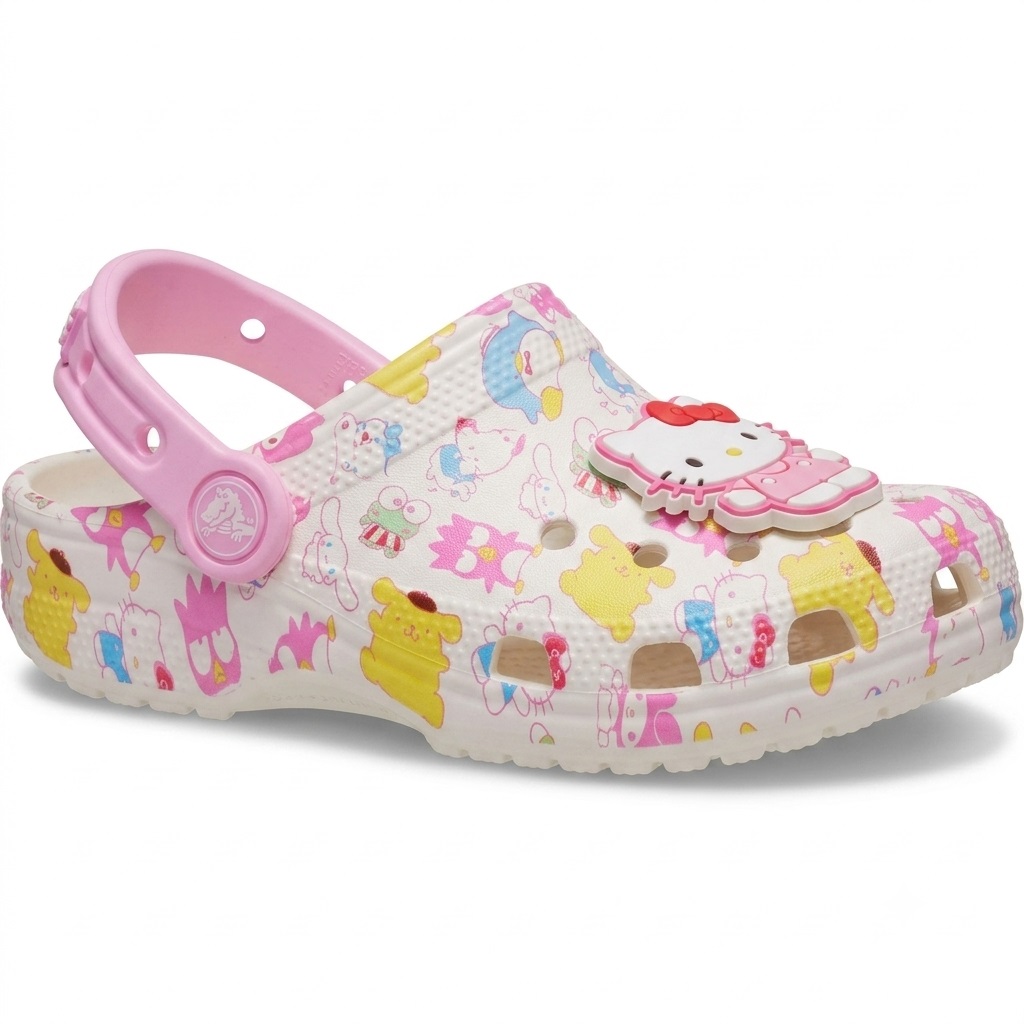 Giày Clog Crocs Toddler Hello Kitty Friends Pastel Classic Multi 6