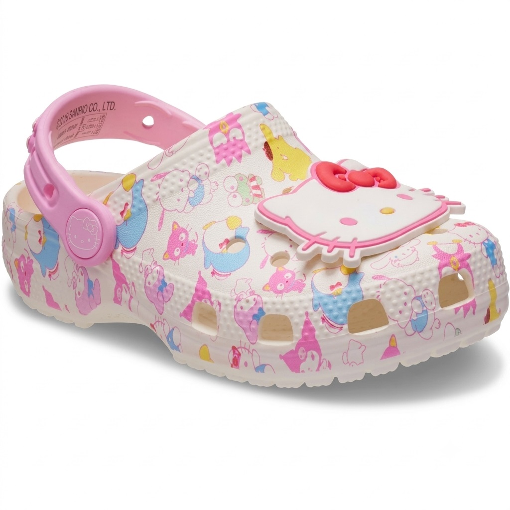 Giày Clog Crocs Toddler Hello Kitty Friends Pastel Classic Multi 14