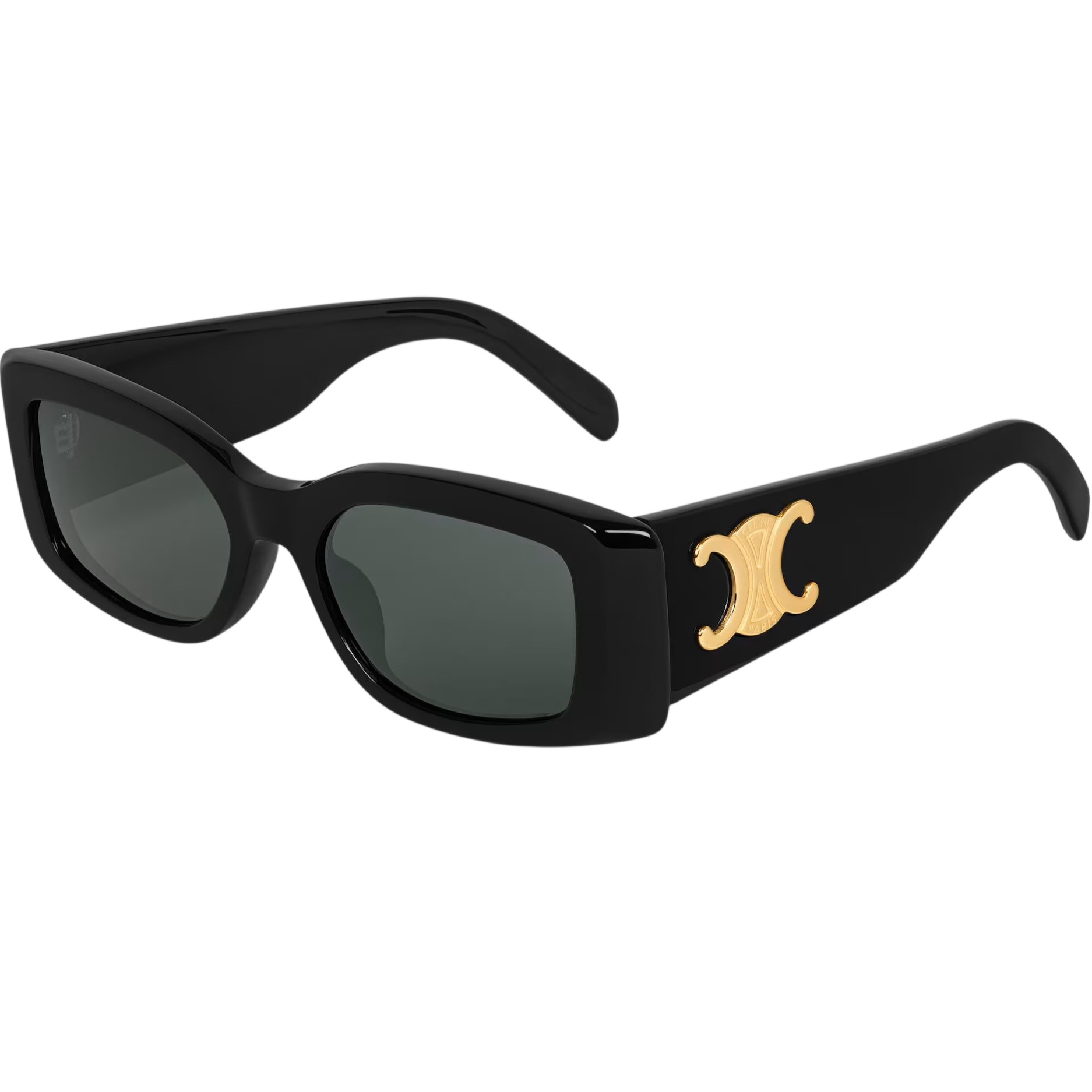 Kính Celine Triomphe XL 01 sunglasses in Acetate Black Gold 4S282 3