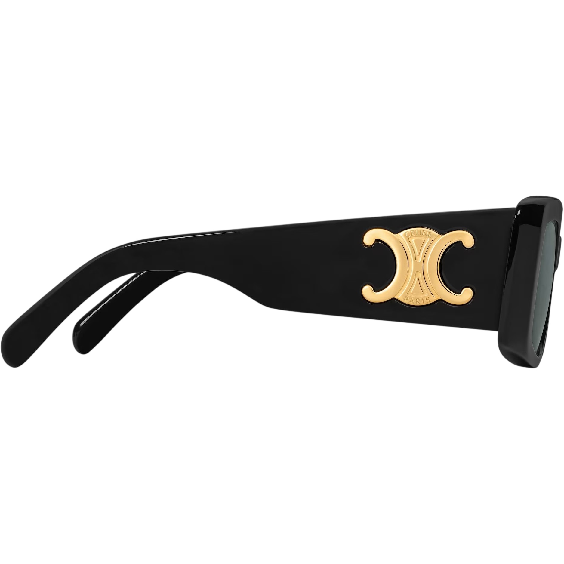 Kính Celine Triomphe XL 01 sunglasses in Acetate Black Gold 4S282 5