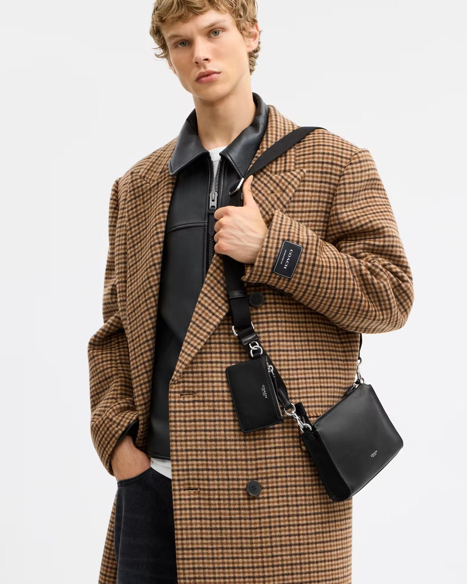 Túi Coach Harrison Crossbody Bag Black CFT70 6
