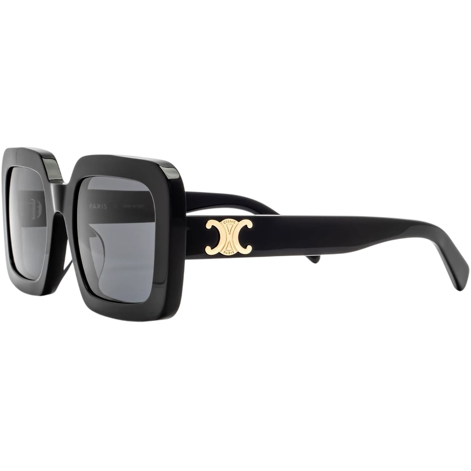 Kính mát Celine Triomphe Square Sunglasses Black CL40304U 12