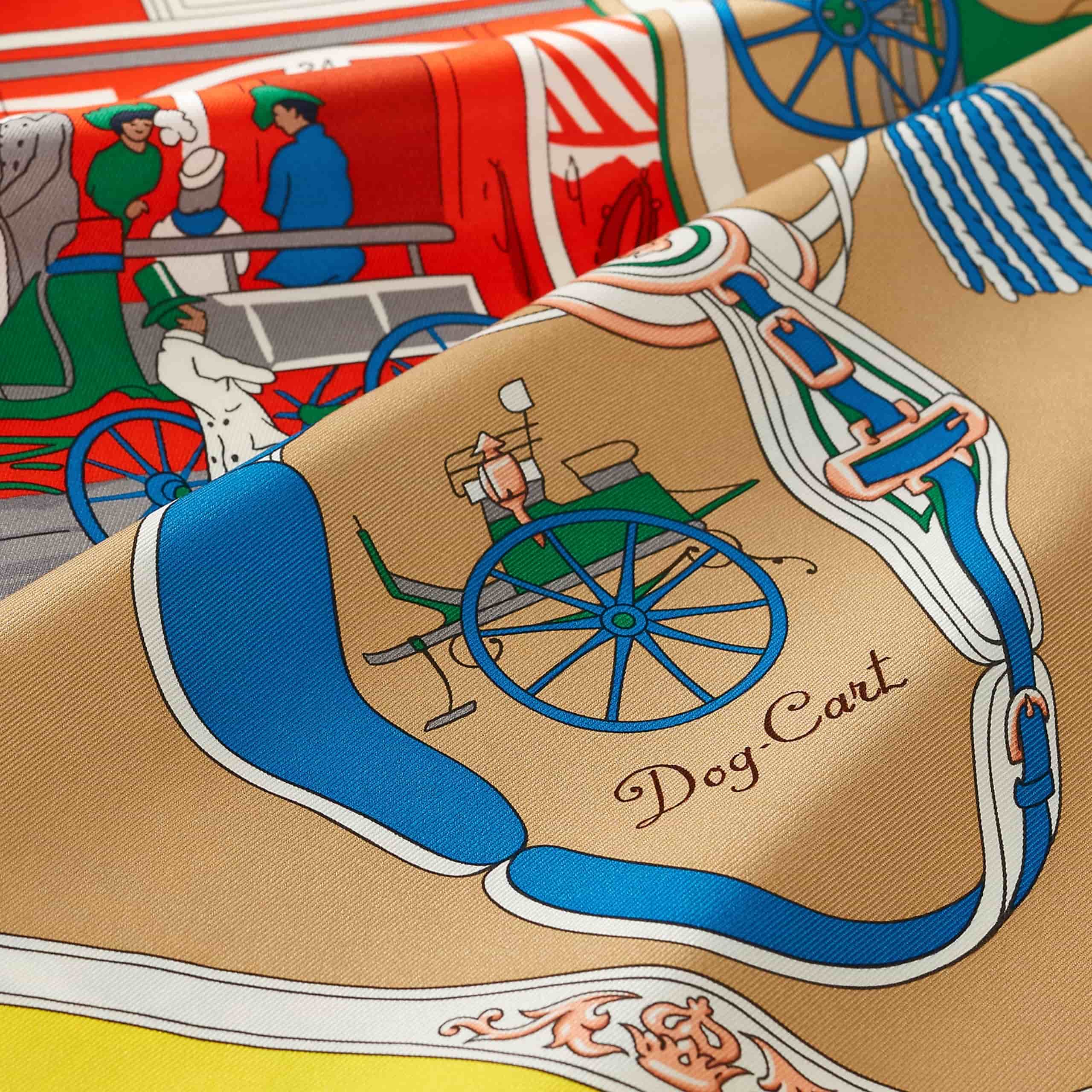 Khăn lụa Hermes Palonniers Scarf 5