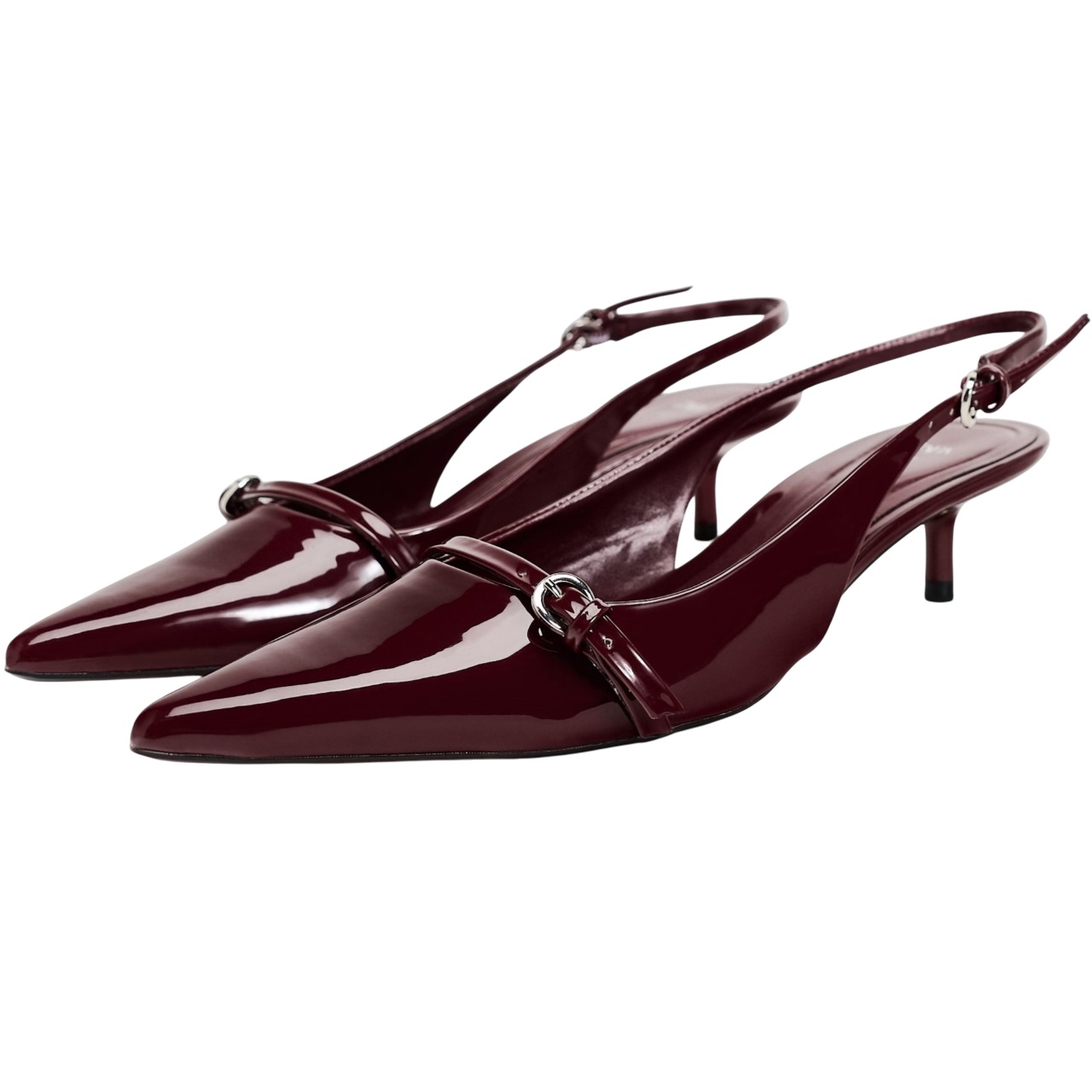 Giày Zara nữ Buckle Slingback Shoes 1