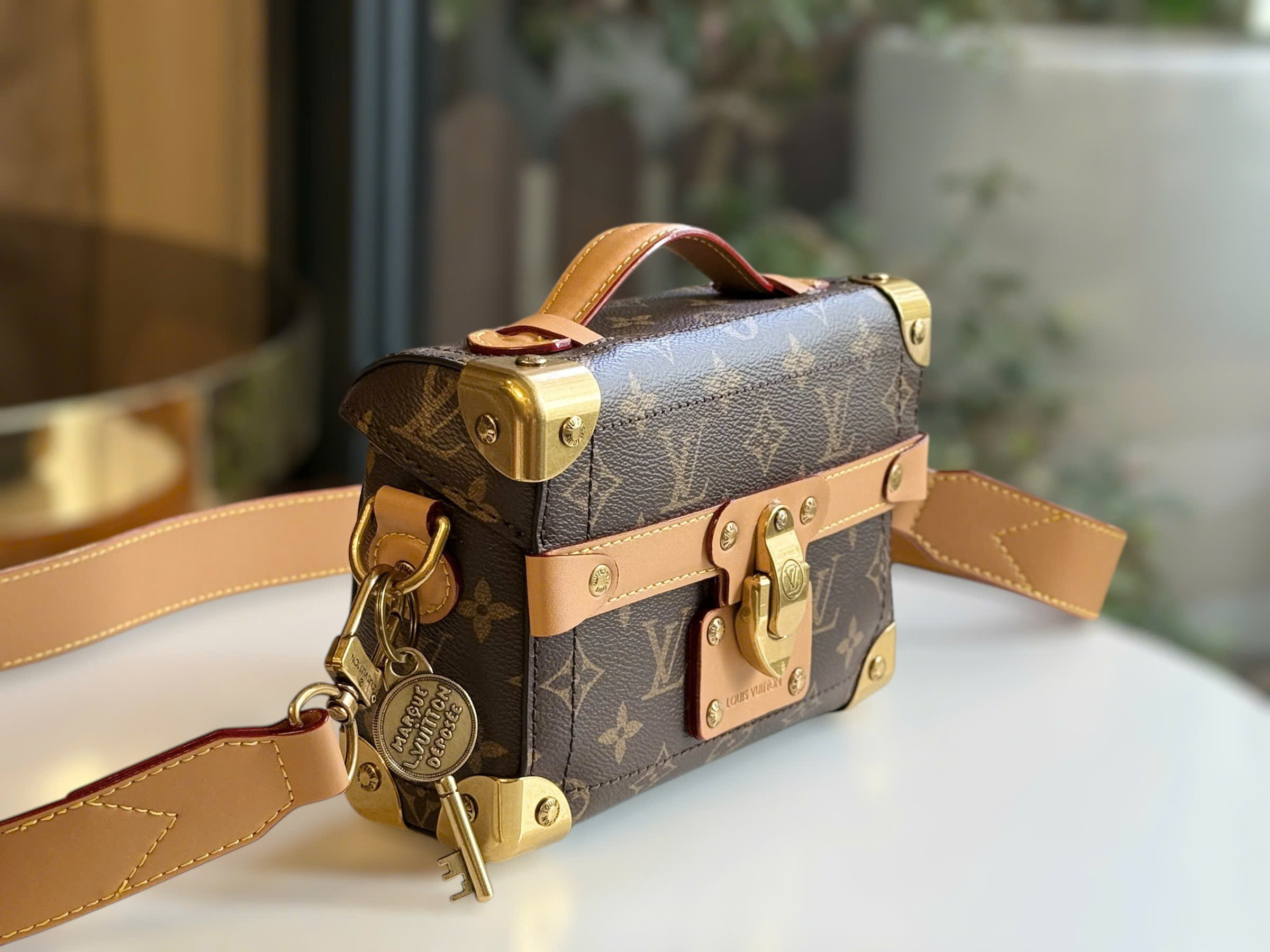 Túi cốp LV Louis Vuitton Soul Trunk Monogram Dust Canvas M11535 6